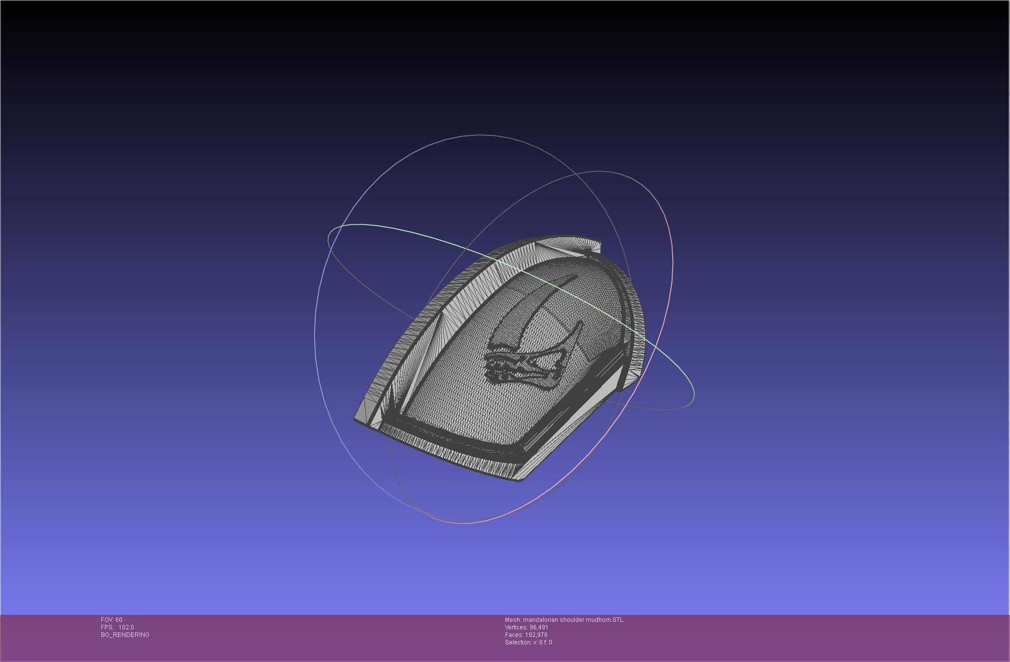 Mandalorian Beskar Shoulder Mudhorn Signet And Final Version 3D print model_127