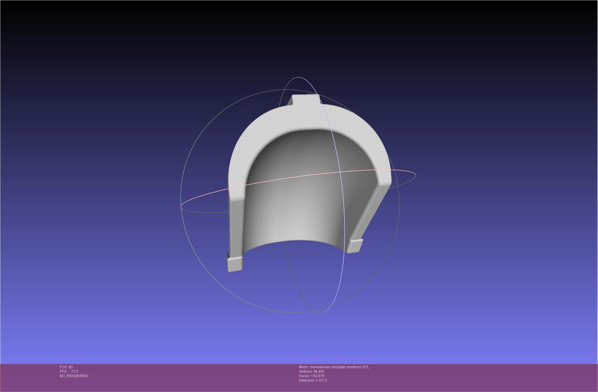 Mandalorian Beskar Shoulder Mudhorn Signet And Final Version 3D print model_27