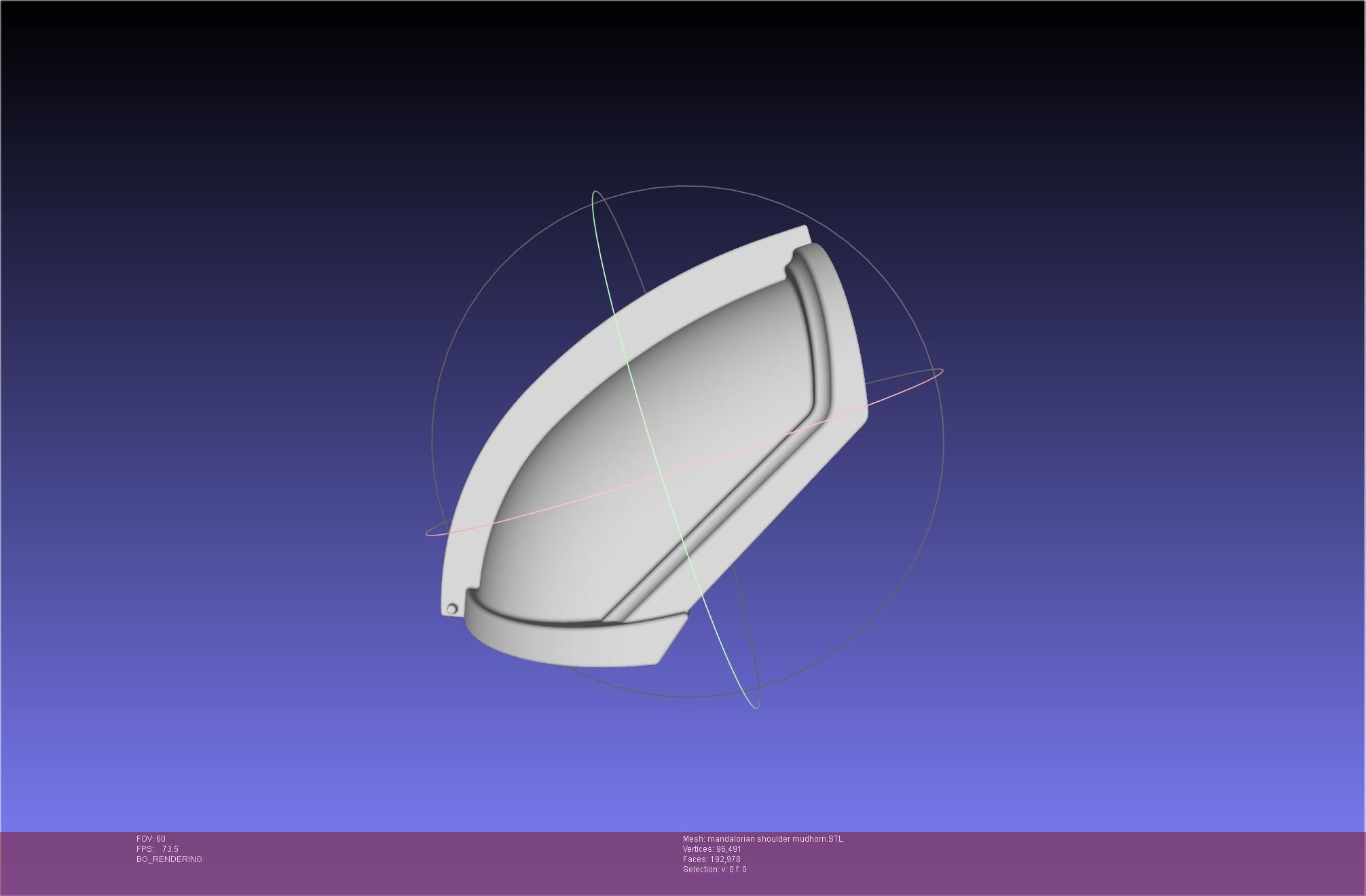 Mandalorian Beskar Shoulder Mudhorn Signet And Final Version 3D print model_35