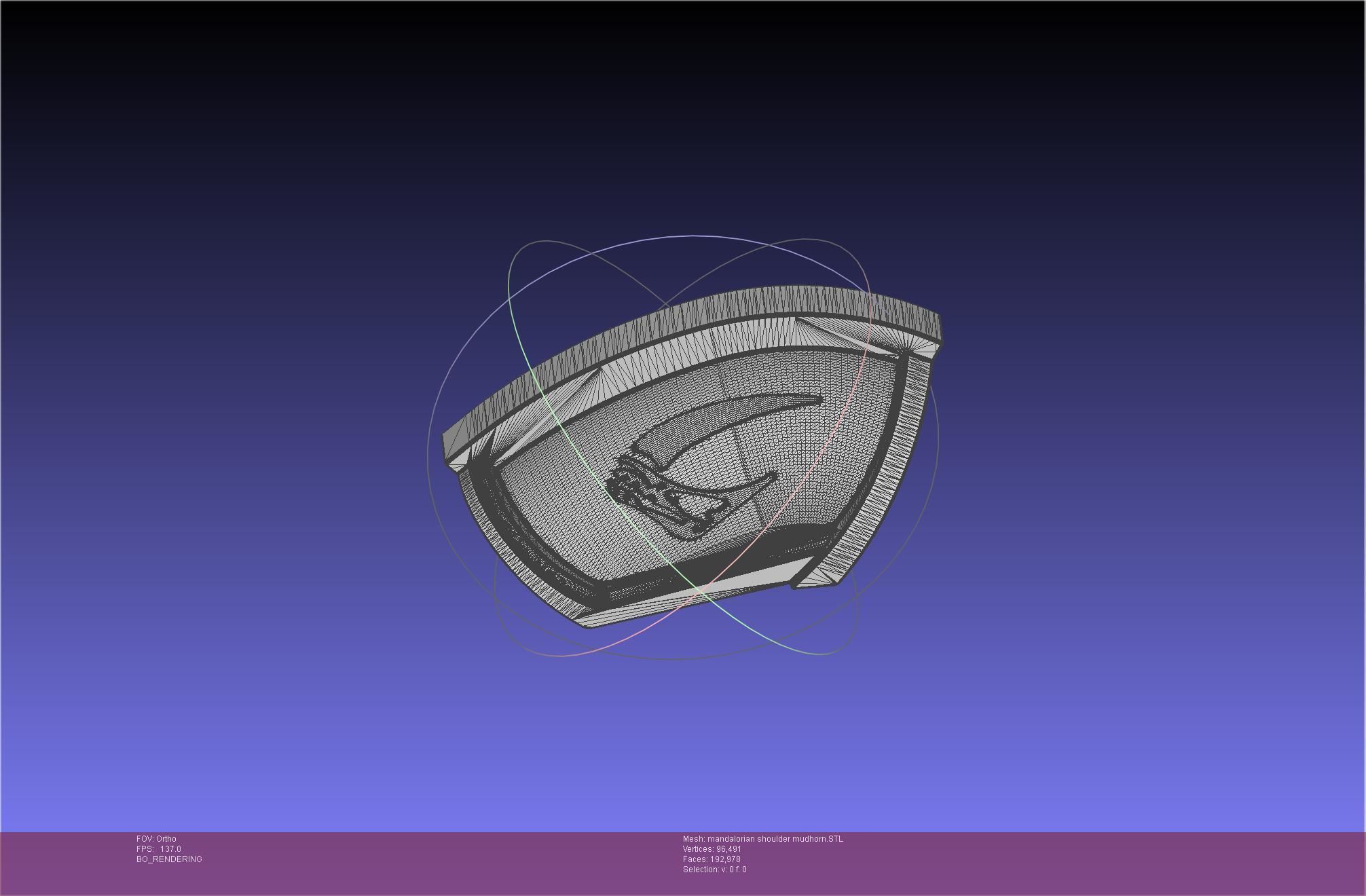 Mandalorian Beskar Shoulder Mudhorn Signet And Final Version 3D print model_68