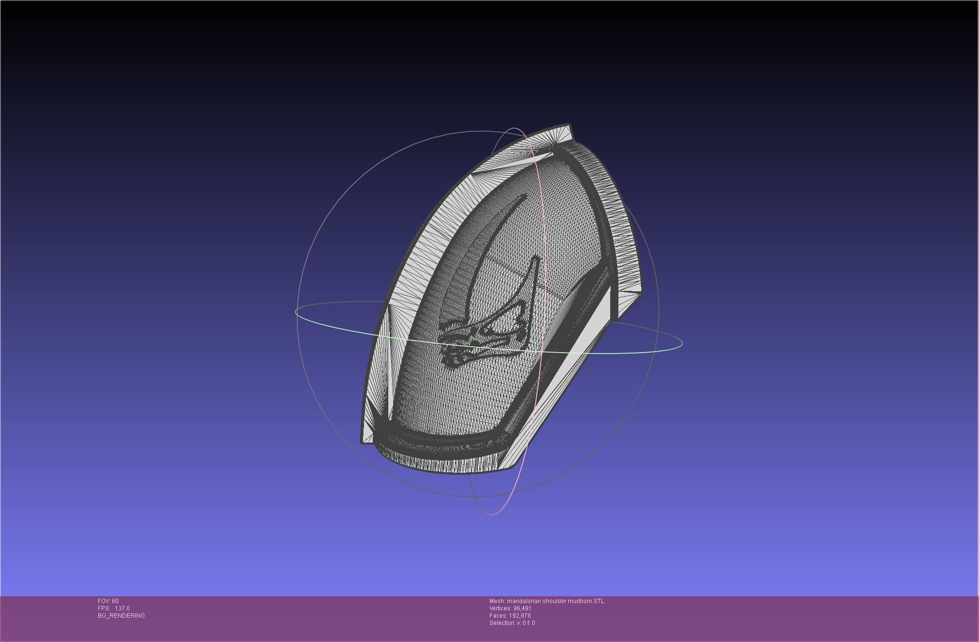 Mandalorian Beskar Shoulder Mudhorn Signet And Final Version 3D print model_58