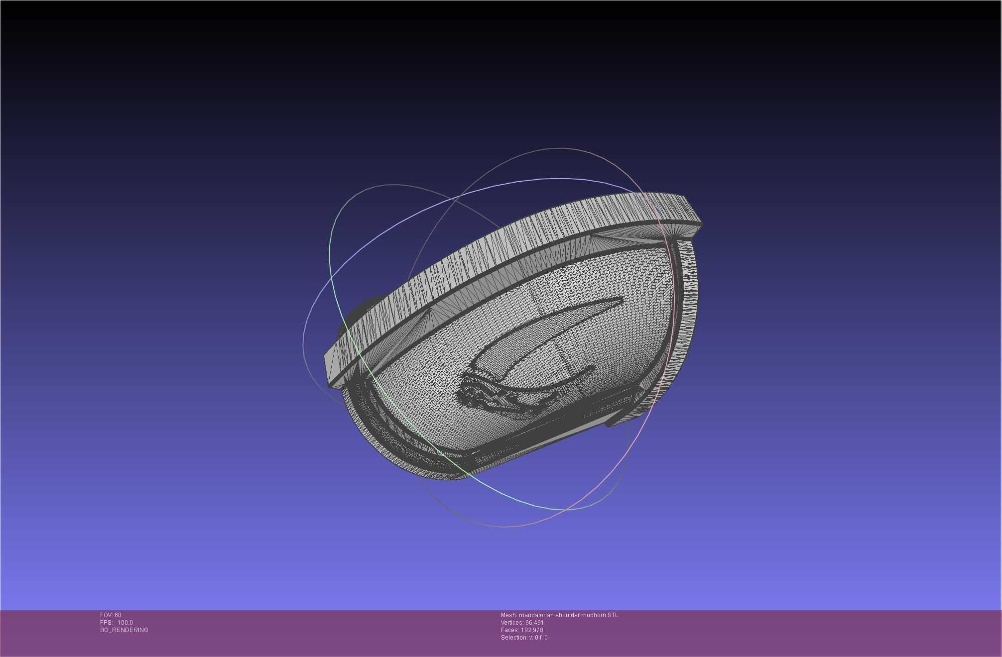 Mandalorian Beskar Shoulder Mudhorn Signet And Final Version 3D print model_67