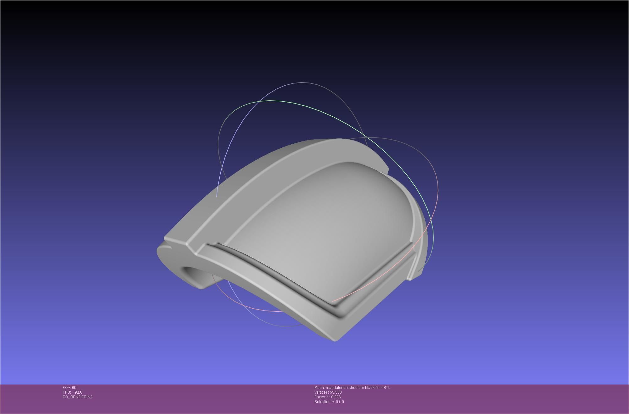 Mandalorian Beskar Shoulder Mudhorn Signet And Final Version 3D print model_115