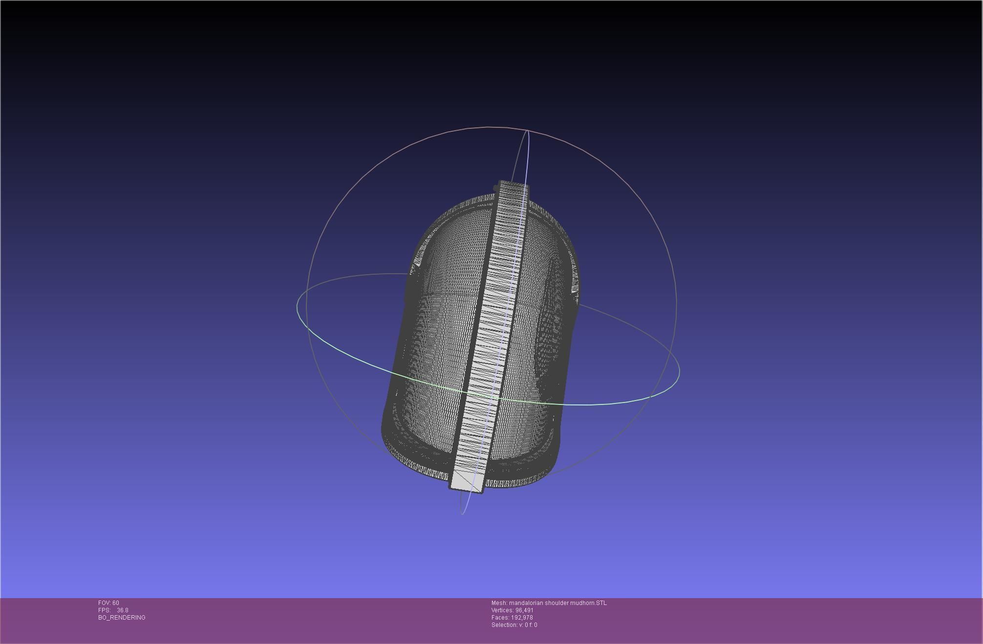 Mandalorian Beskar Shoulder Mudhorn Signet And Final Version 3D print model_126