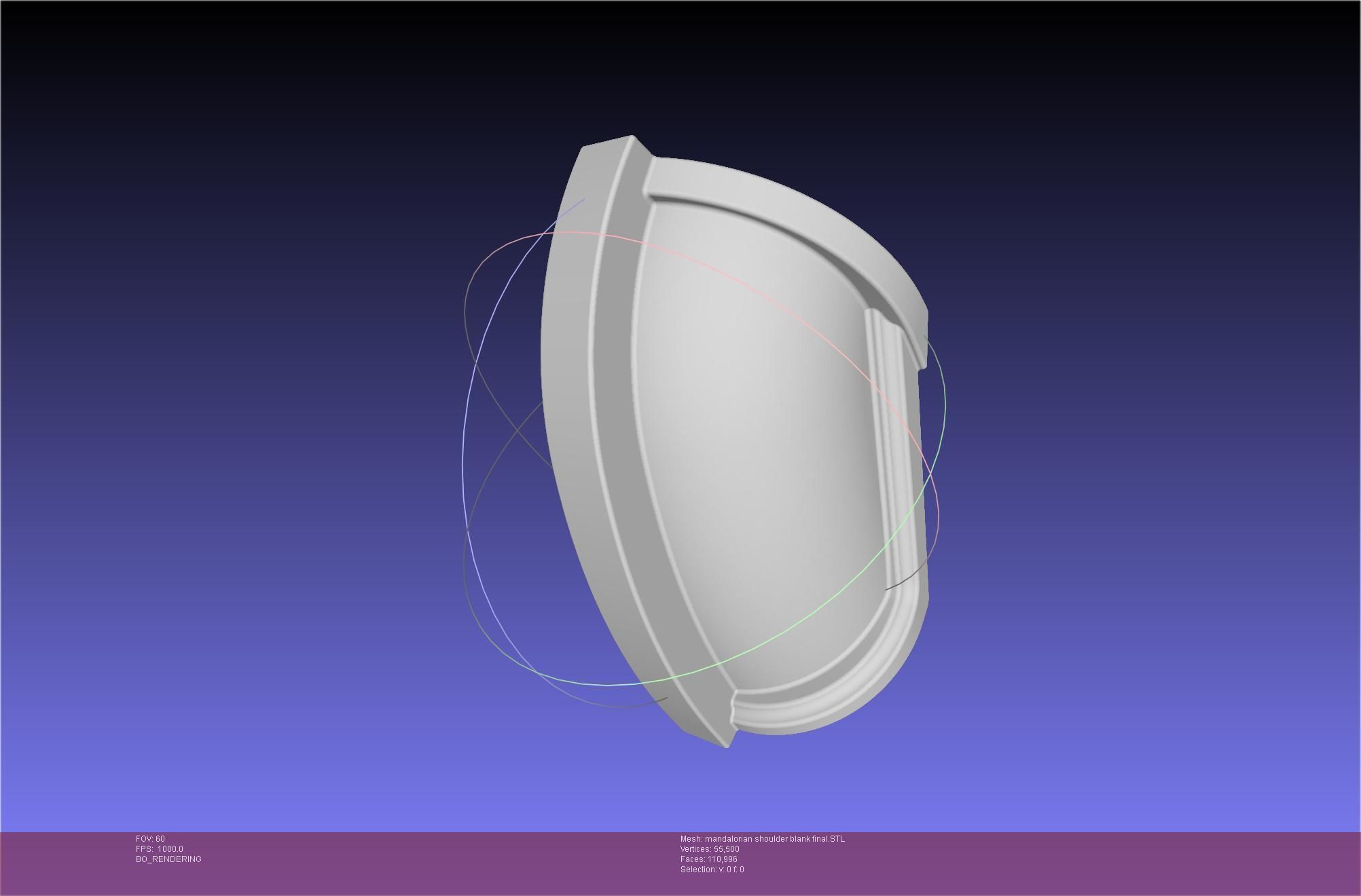 Mandalorian Beskar Shoulder Mudhorn Signet And Final Version 3D print model_119