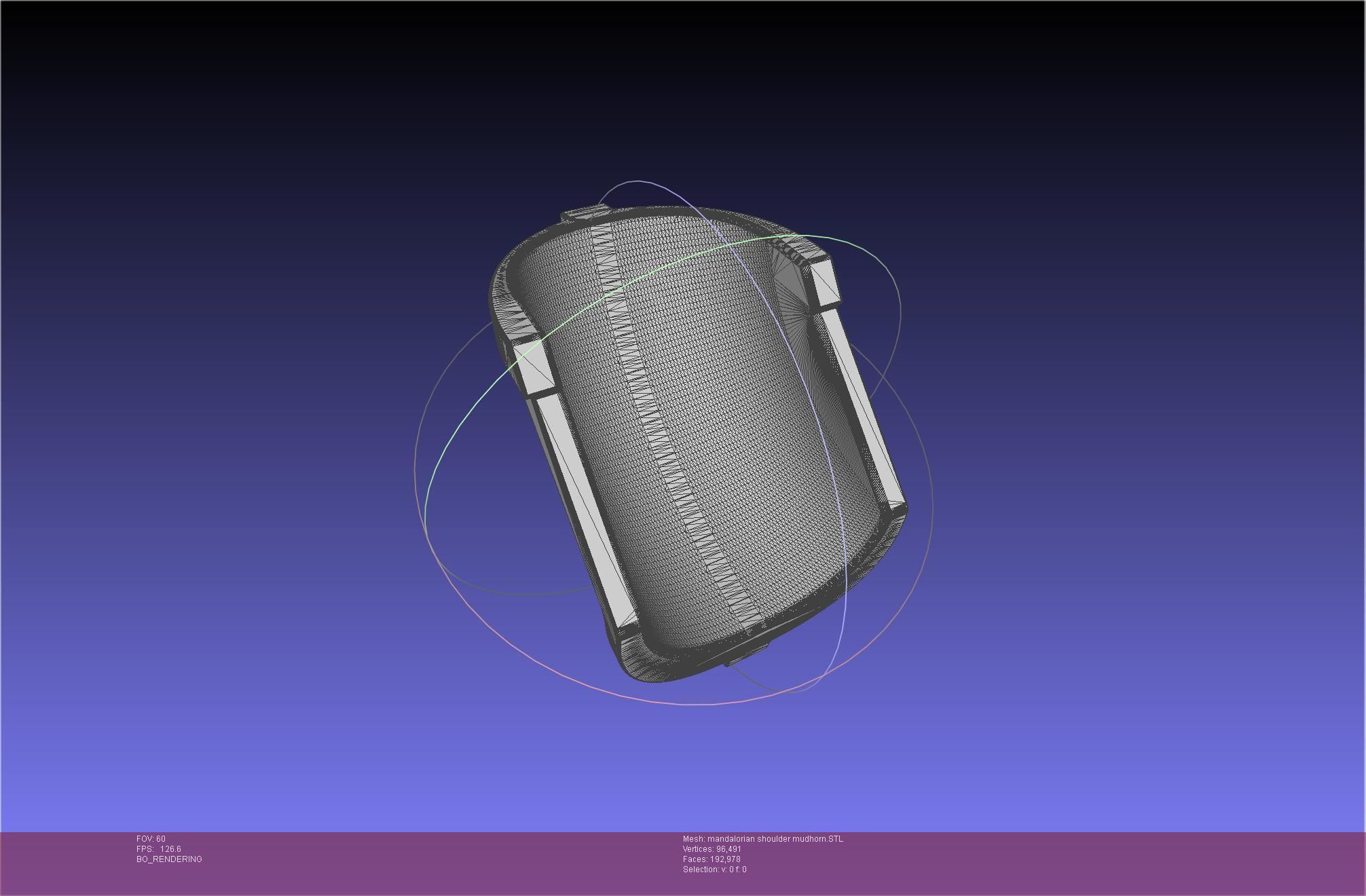 Mandalorian Beskar Shoulder Mudhorn Signet And Final Version 3D print model_50