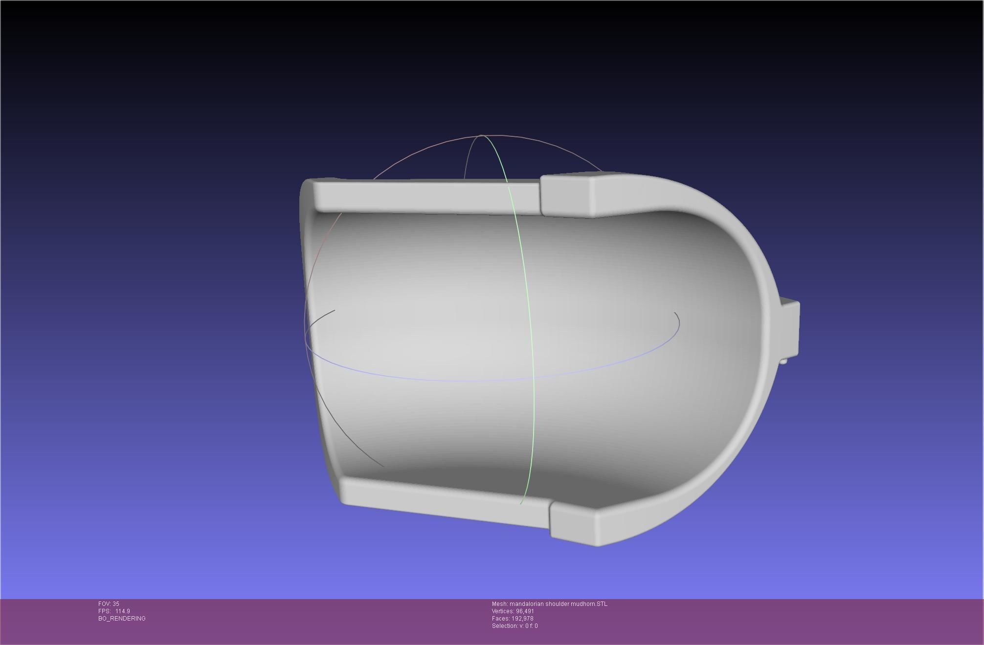 Mandalorian Beskar Shoulder Mudhorn Signet And Final Version 3D print model_88