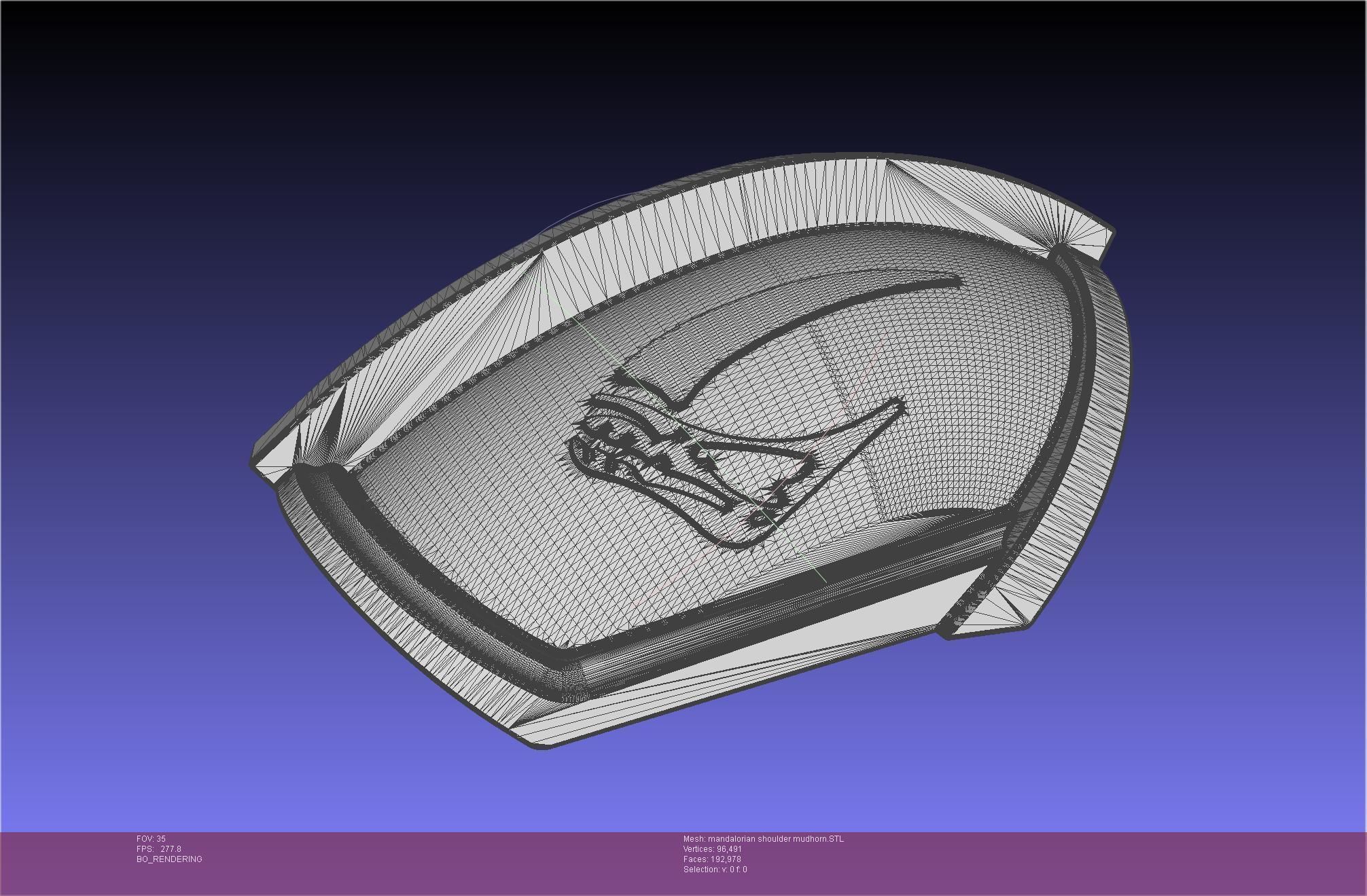 Mandalorian Beskar Shoulder Mudhorn Signet And Final Version 3D print model_75