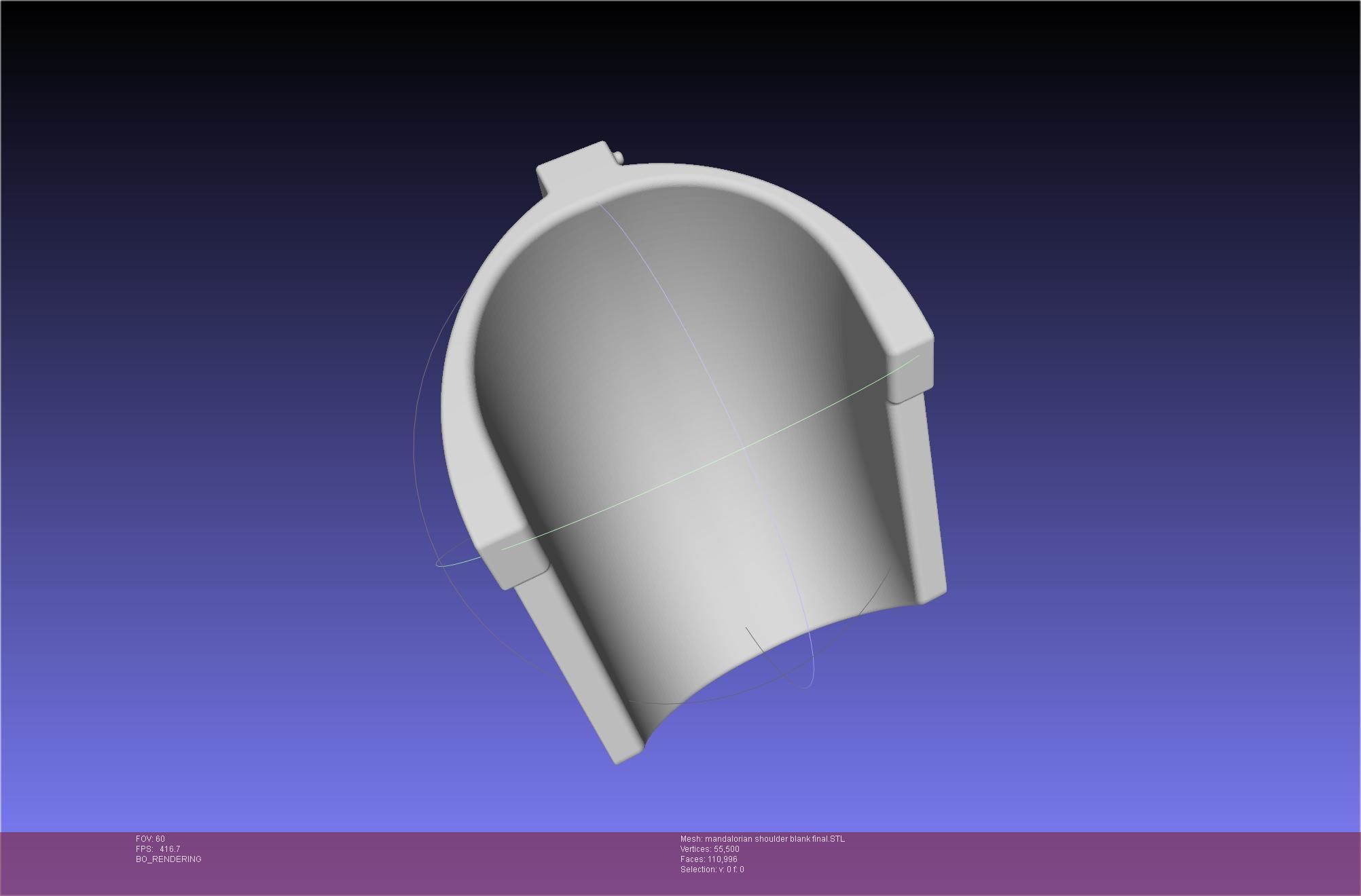 Mandalorian Beskar Shoulder Mudhorn Signet And Final Version 3D print model_118