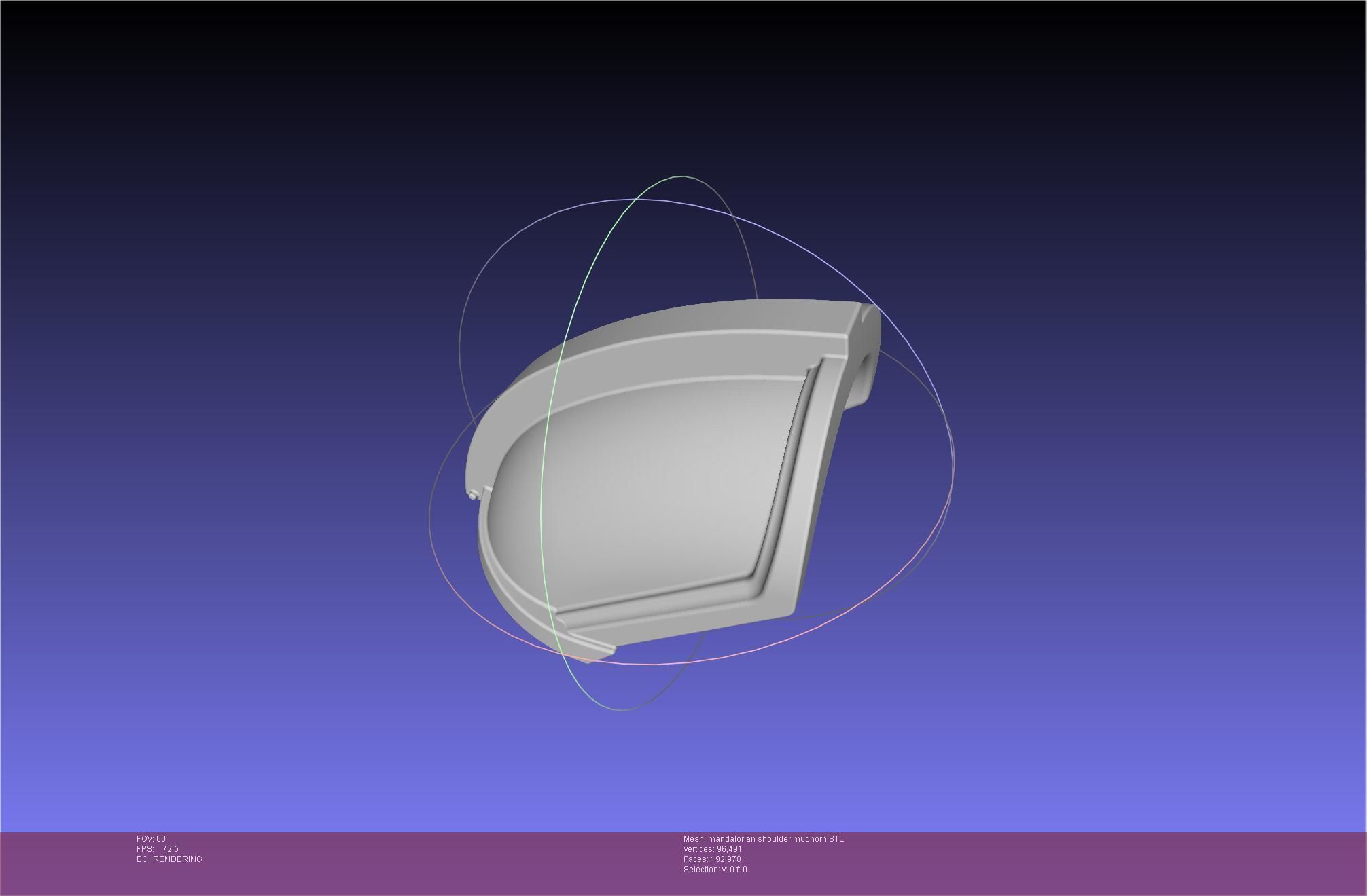 Mandalorian Beskar Shoulder Mudhorn Signet And Final Version 3D print model_37