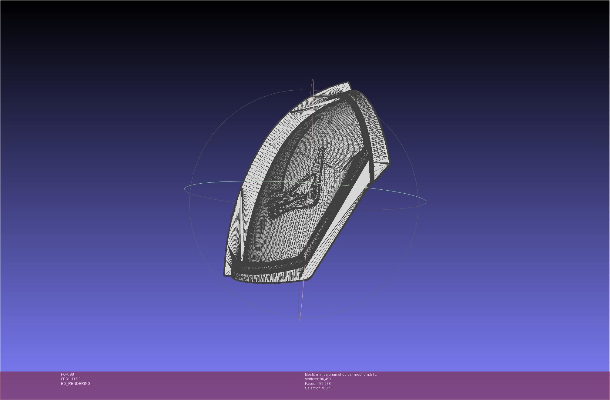 Mandalorian Beskar Shoulder Mudhorn Signet And Final Version 3D print model_56