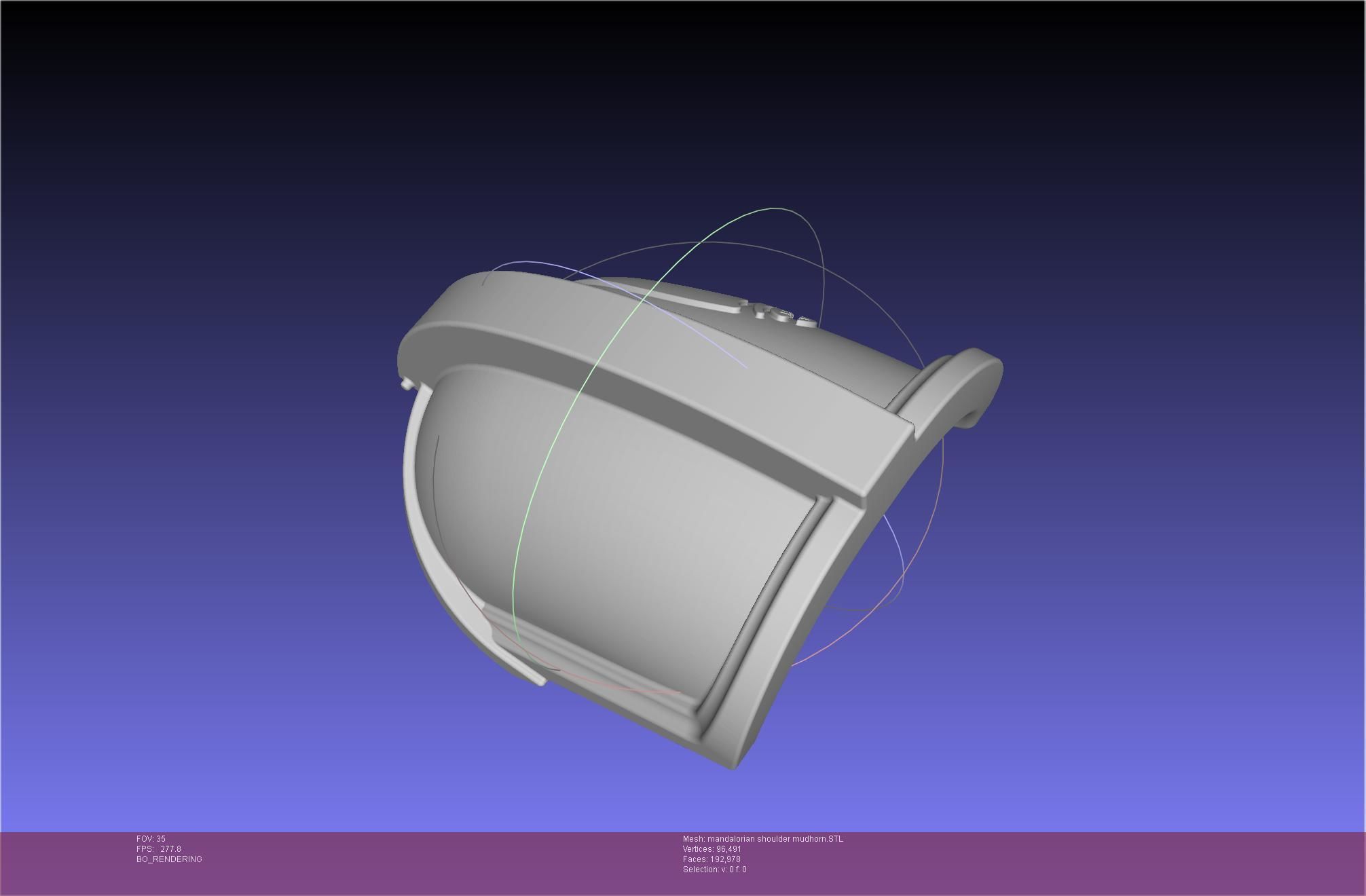 Mandalorian Beskar Shoulder Mudhorn Signet And Final Version 3D print model_96