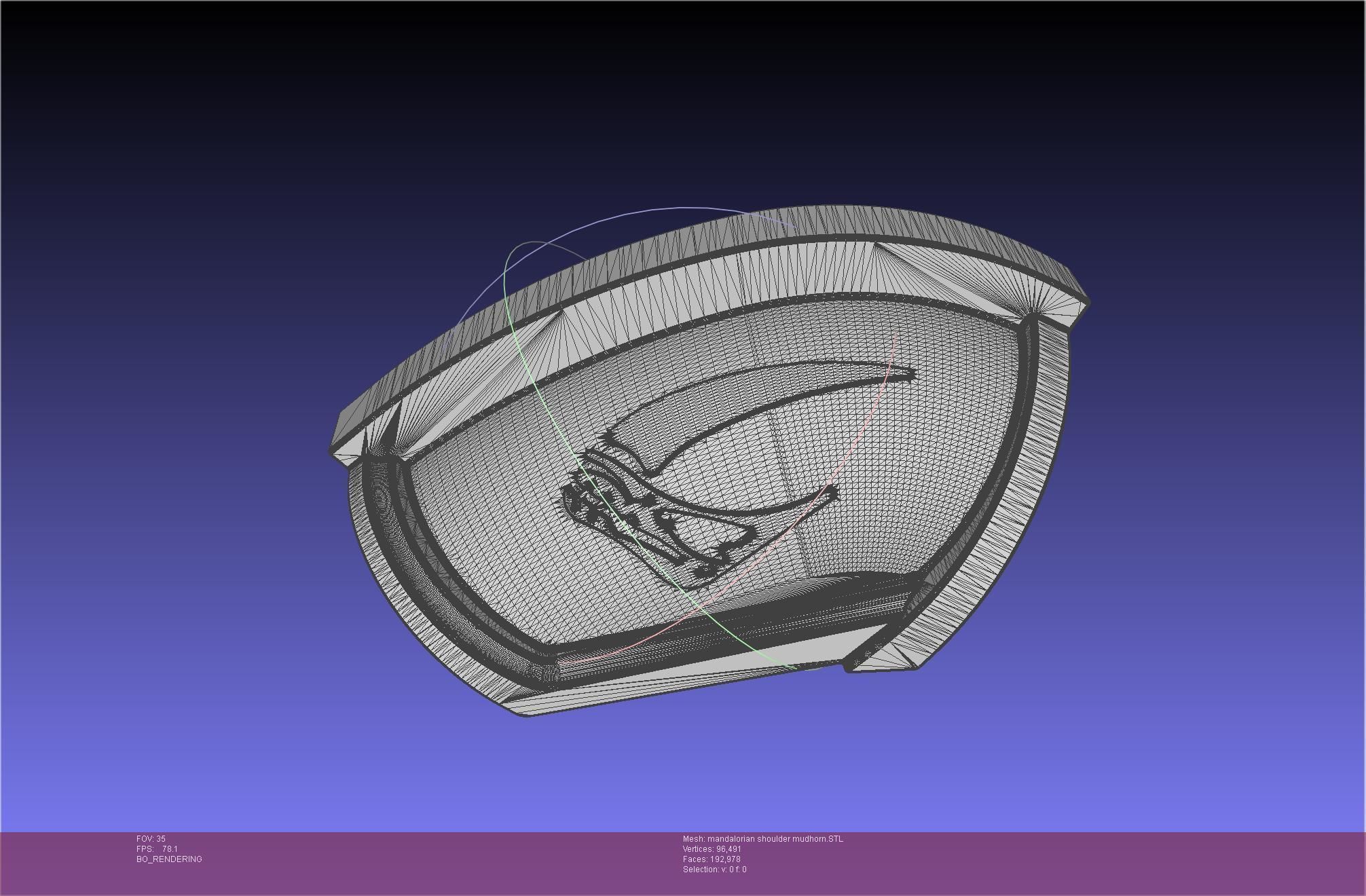 Mandalorian Beskar Shoulder Mudhorn Signet And Final Version 3D print model_78