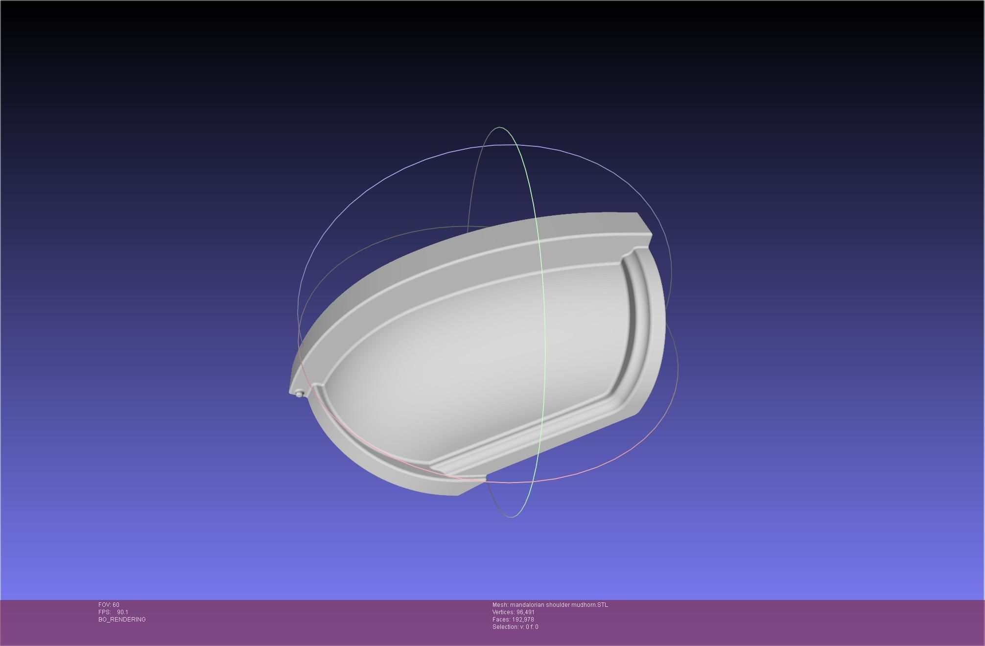 Mandalorian Beskar Shoulder Mudhorn Signet And Final Version 3D print model_38