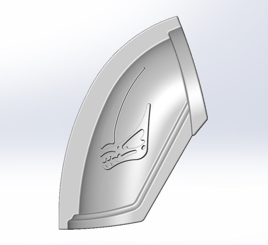 Mandalorian Beskar Shoulder Mudhorn Signet And Final Version 3D print model_1