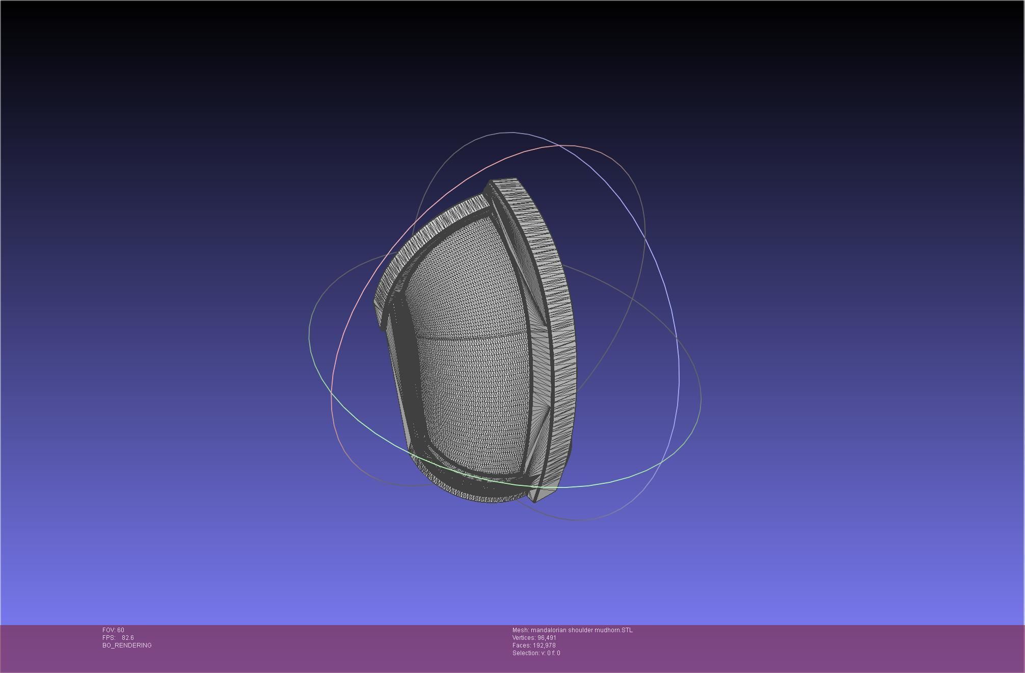 Mandalorian Beskar Shoulder Mudhorn Signet And Final Version 3D print model_125