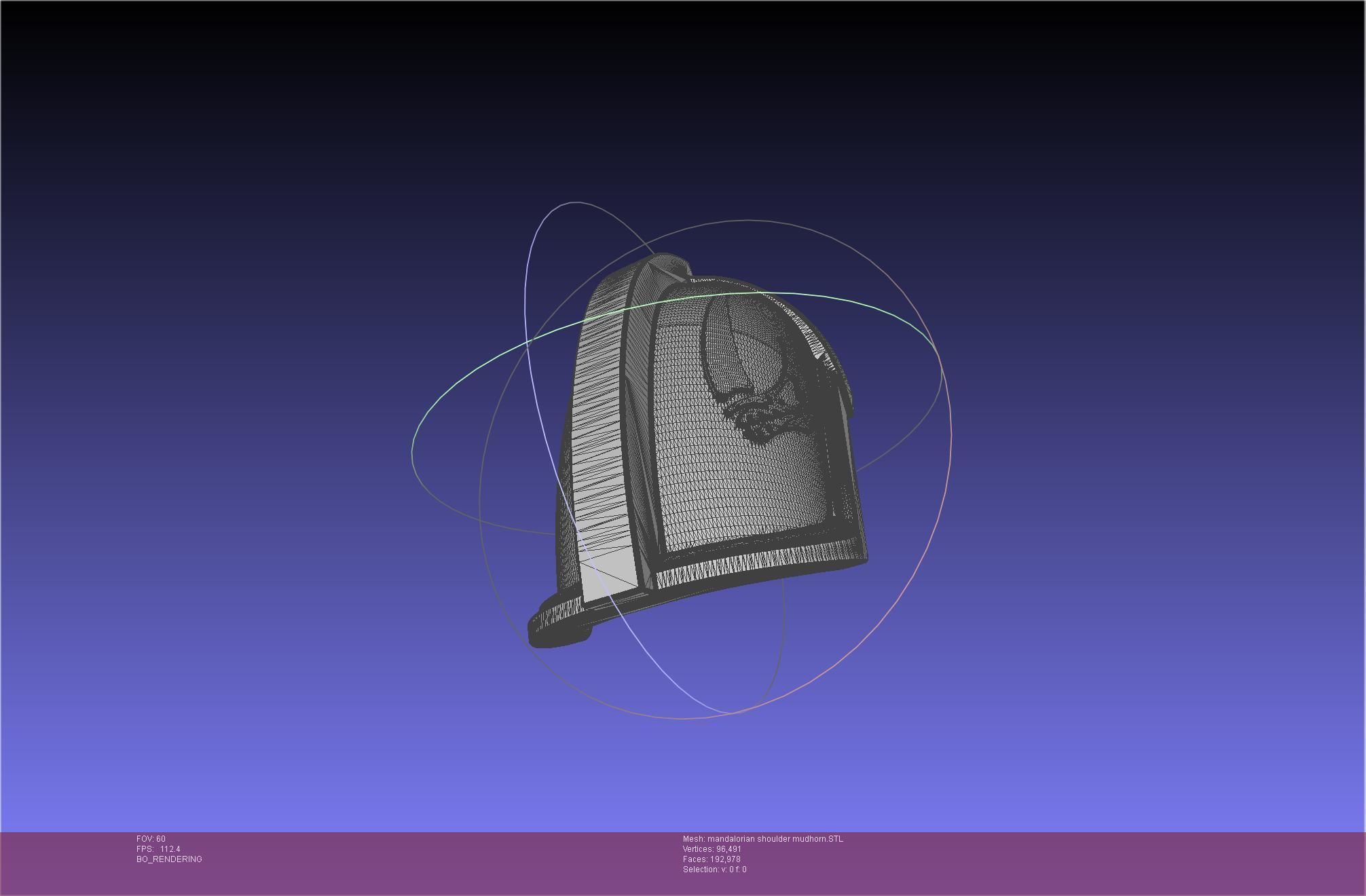 Mandalorian Beskar Shoulder Mudhorn Signet And Final Version 3D print model_55