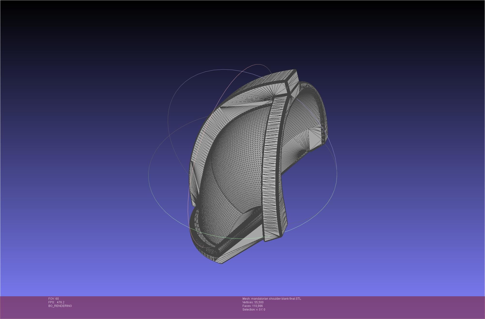 Mandalorian Beskar Shoulder Mudhorn Signet And Final Version 3D print model_122