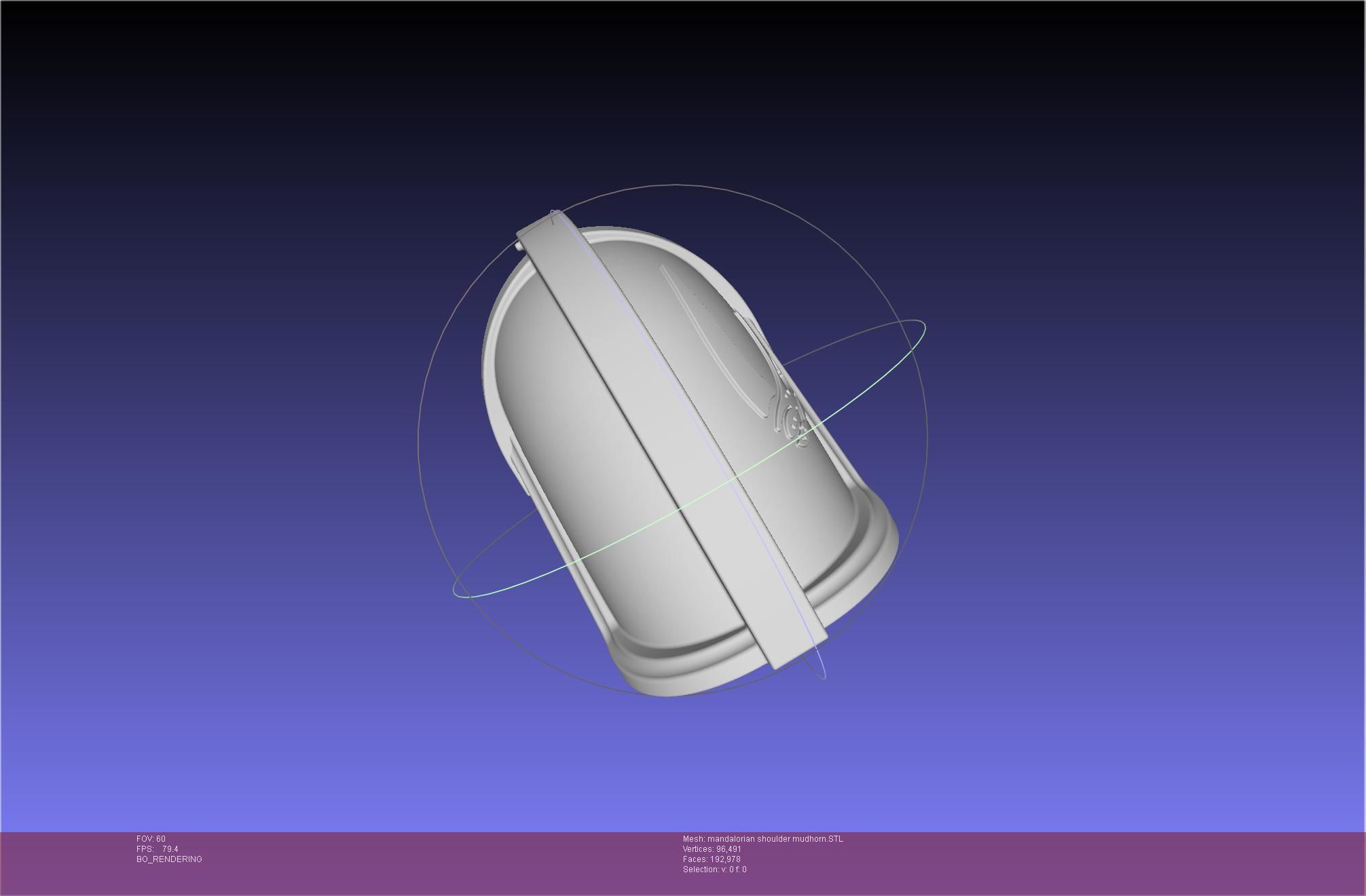 Mandalorian Beskar Shoulder Mudhorn Signet And Final Version 3D print model_30