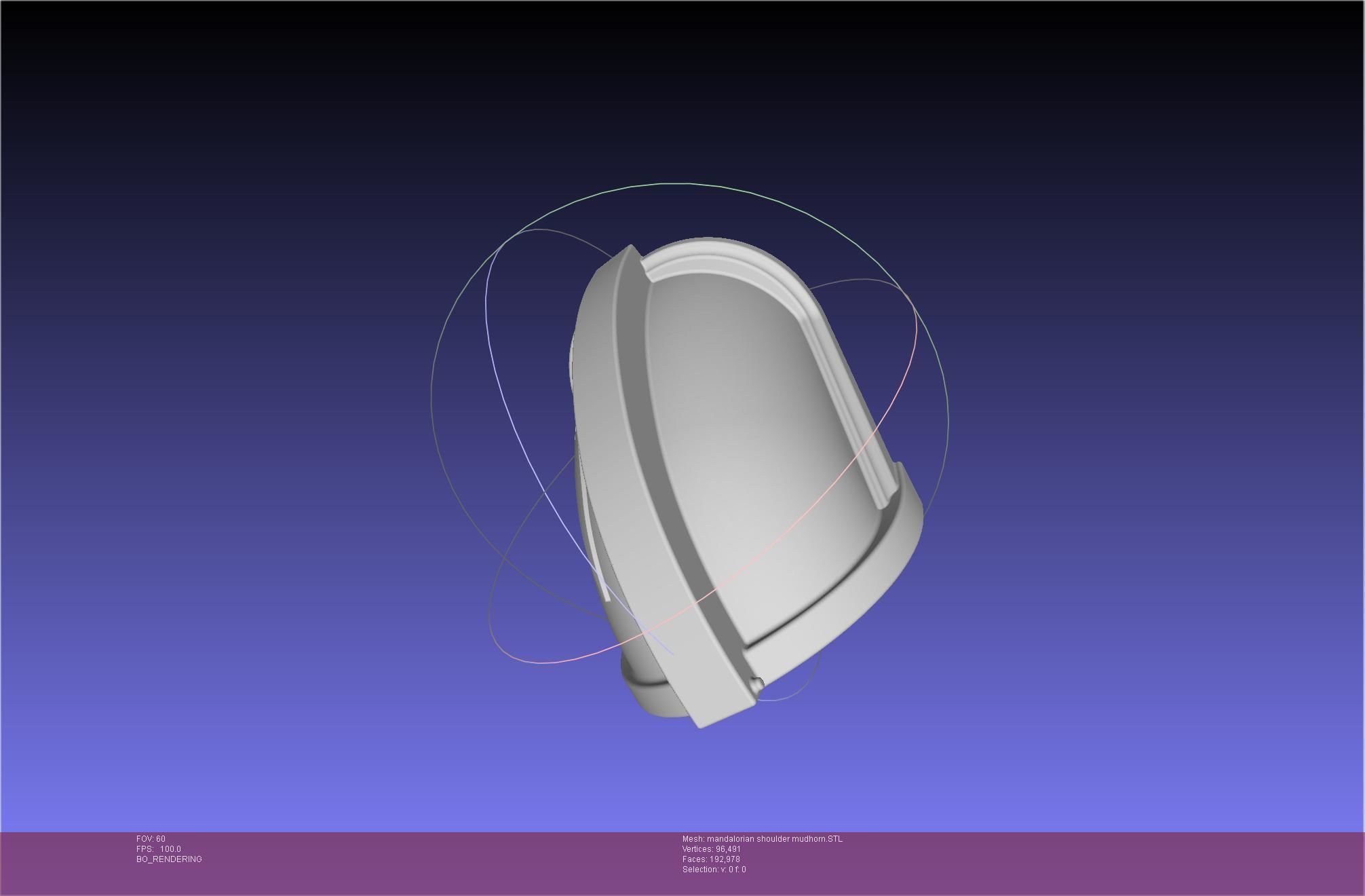 Mandalorian Beskar Shoulder Mudhorn Signet And Final Version 3D print model_42