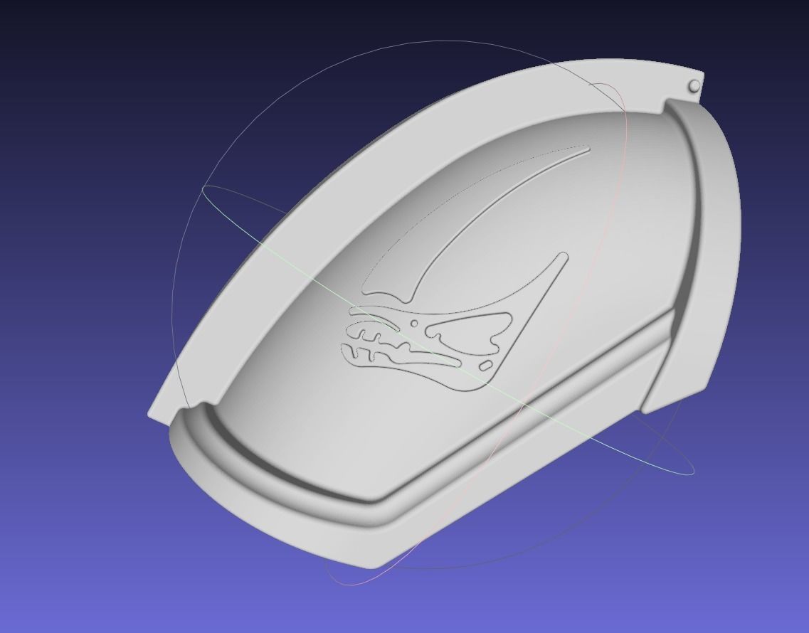 Mandalorian Beskar Shoulder Mudhorn Signet And Final Version 3D print model_144