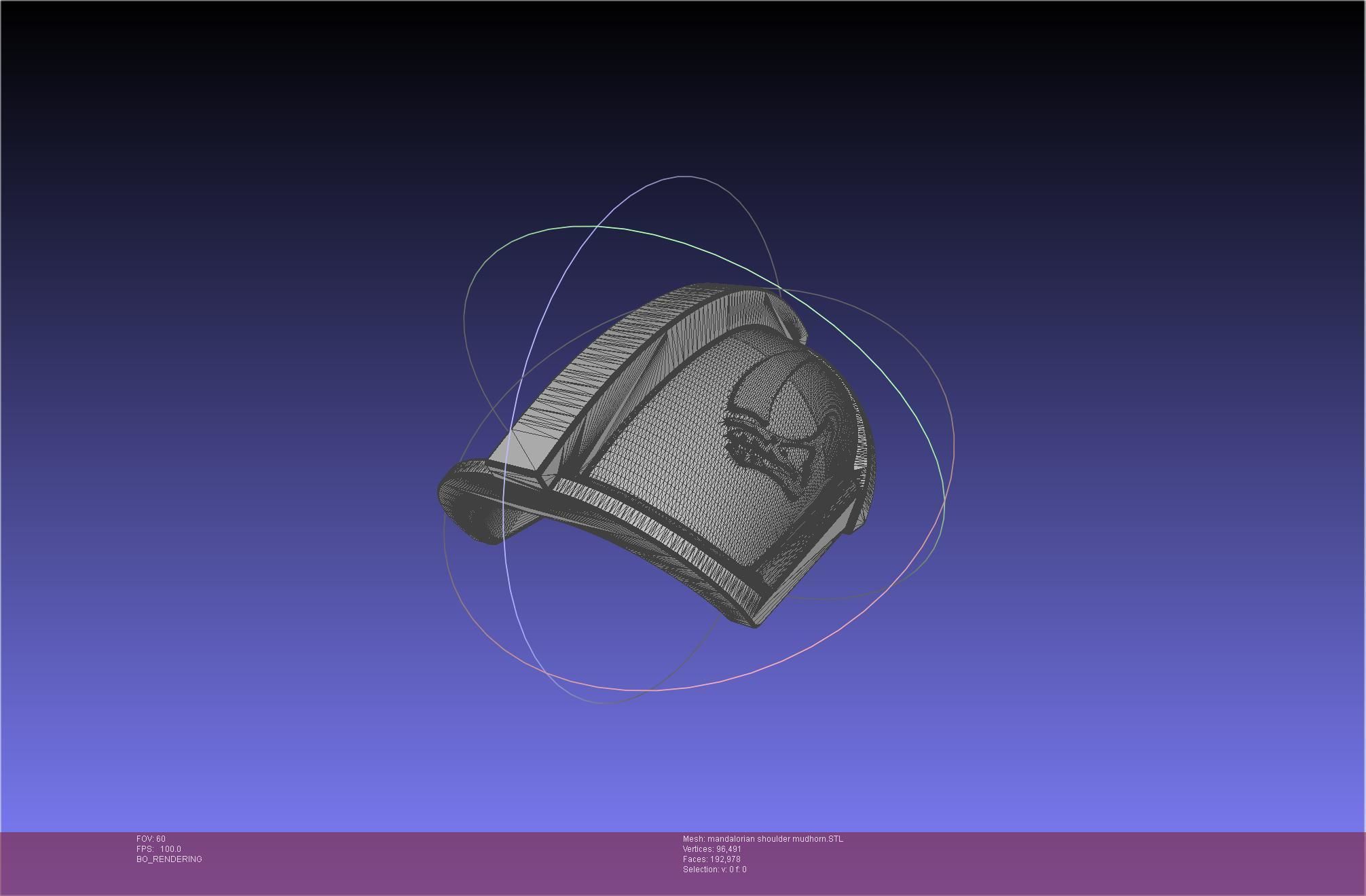 Mandalorian Beskar Shoulder Mudhorn Signet And Final Version 3D print model_66