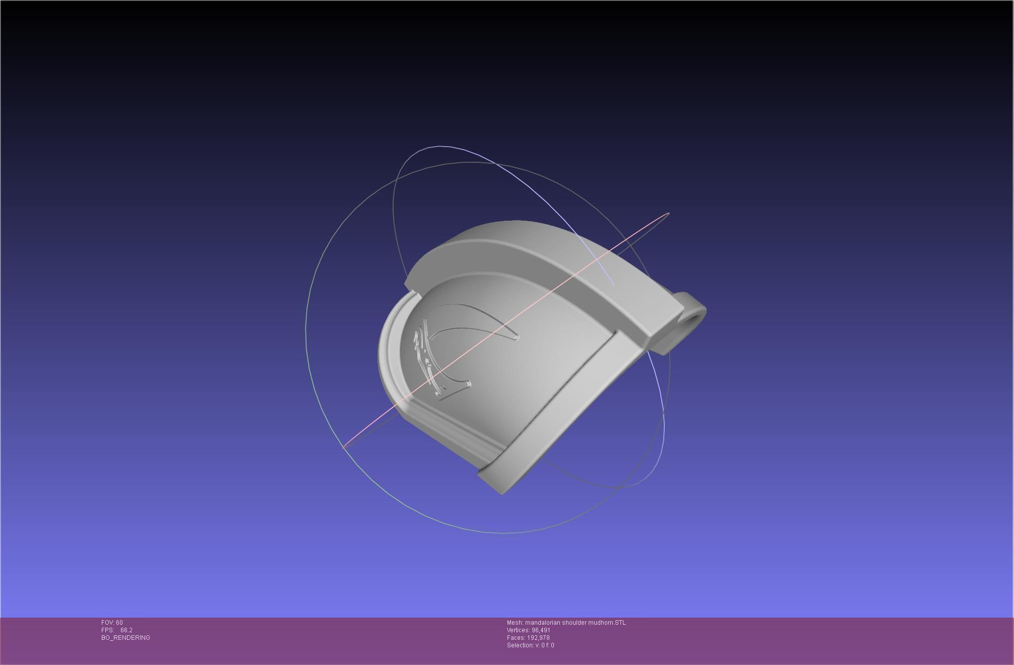 Mandalorian Beskar Shoulder Mudhorn Signet And Final Version 3D print model_21