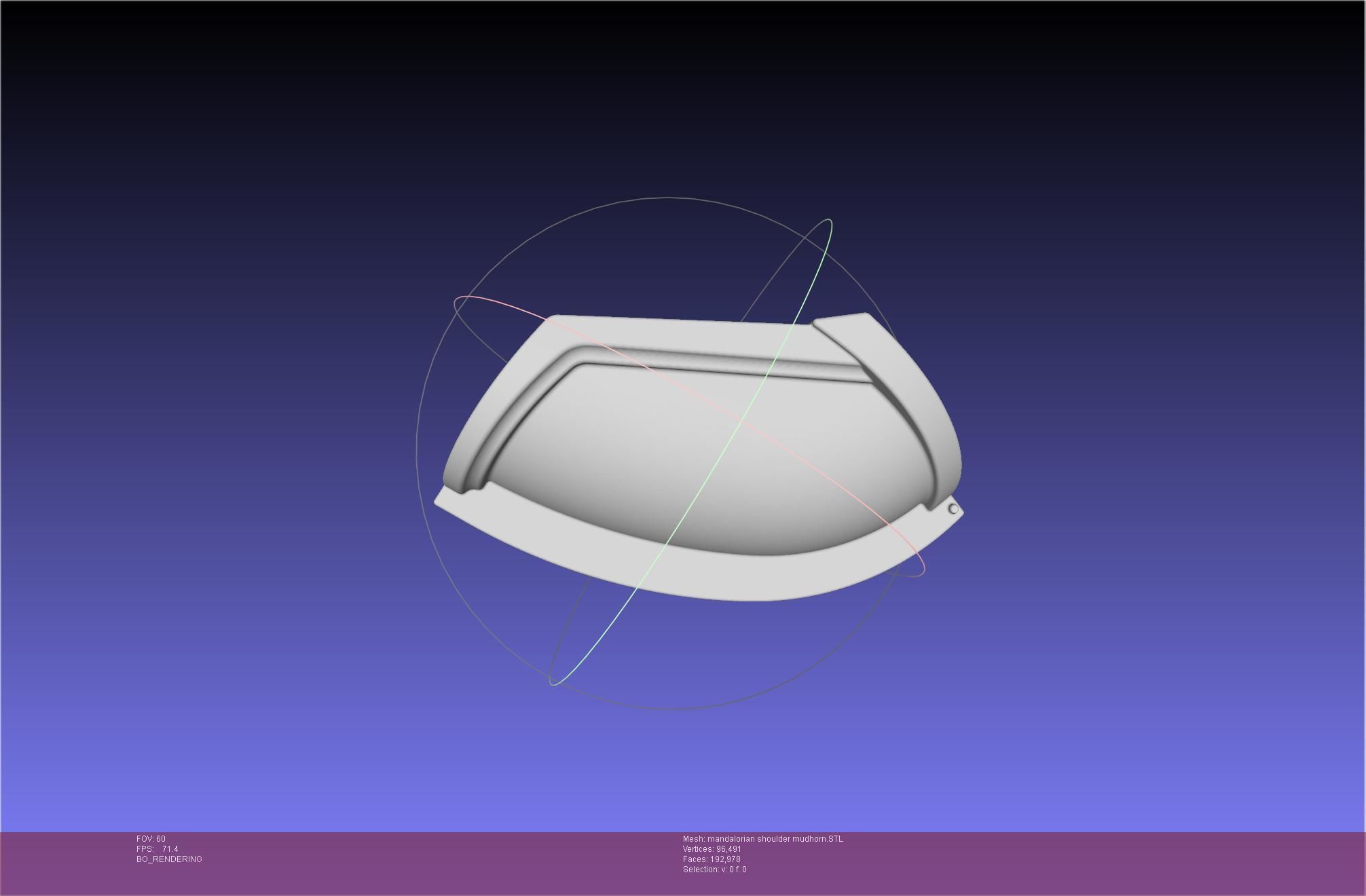 Mandalorian Beskar Shoulder Mudhorn Signet And Final Version 3D print model_16