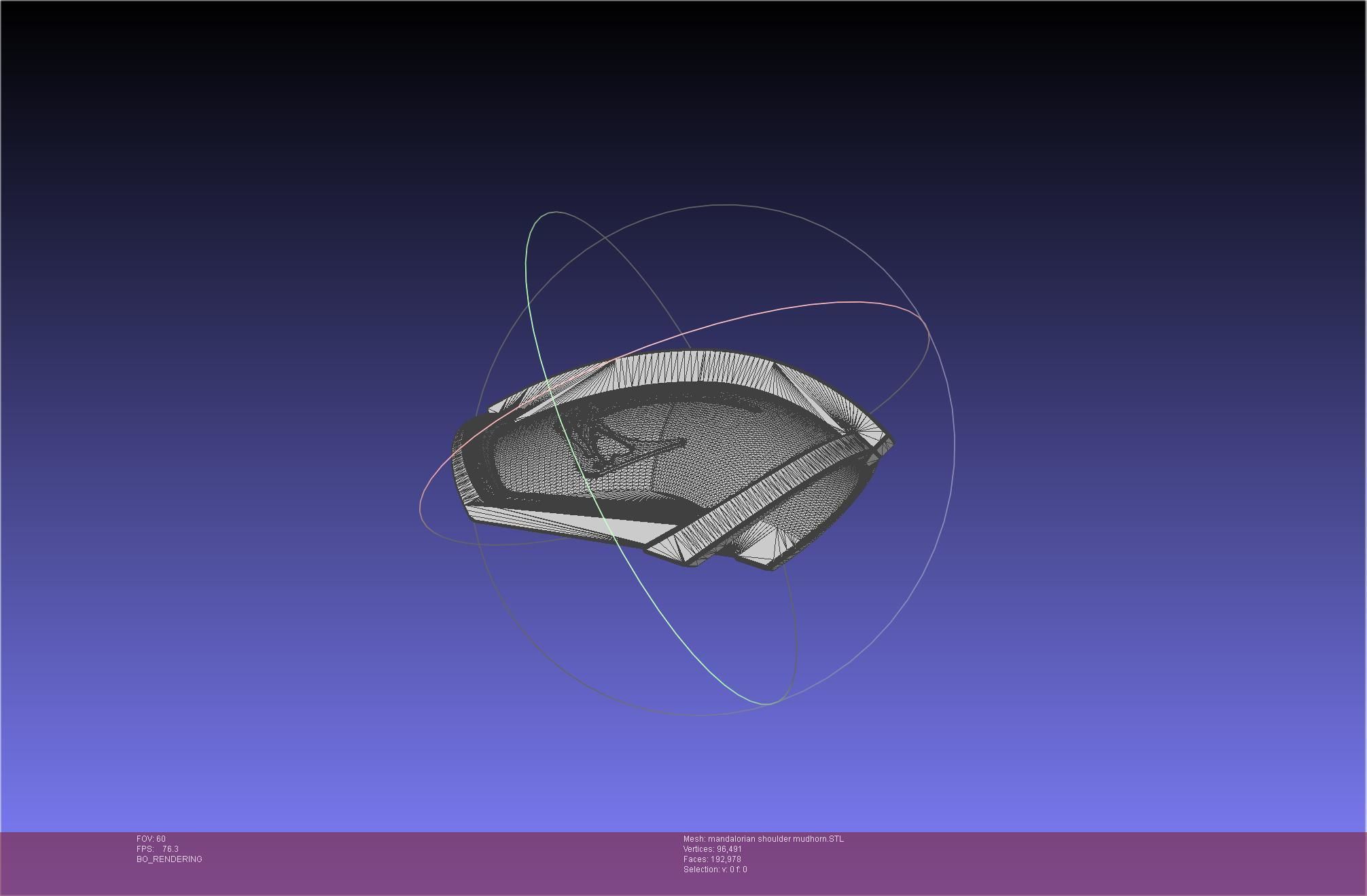 Mandalorian Beskar Shoulder Mudhorn Signet And Final Version 3D print model_129