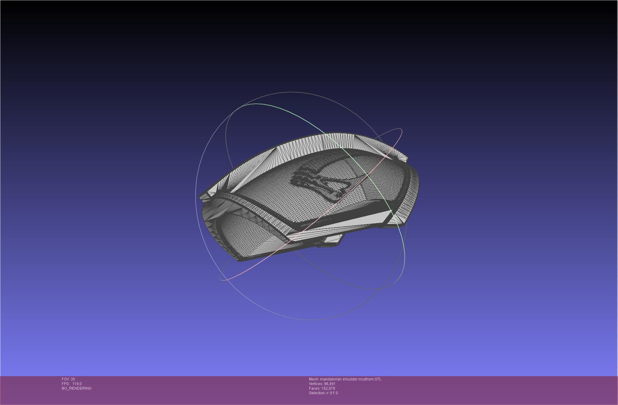 Mandalorian Beskar Shoulder Mudhorn Signet And Final Version 3D print model_70