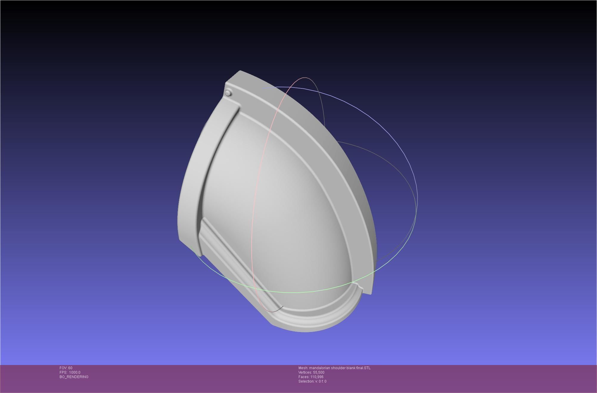 Mandalorian Beskar Shoulder Mudhorn Signet And Final Version 3D print model_120