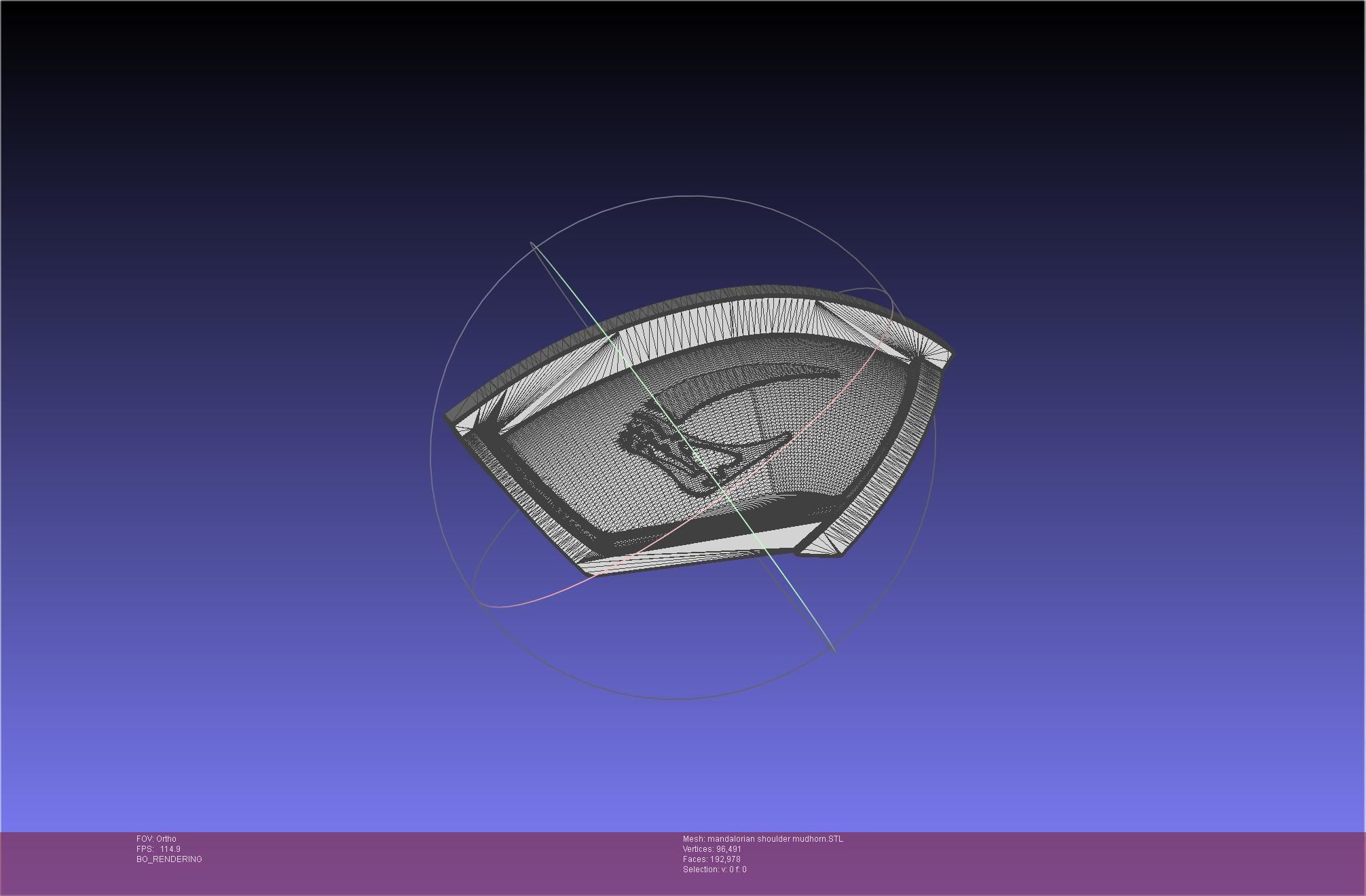 Mandalorian Beskar Shoulder Mudhorn Signet And Final Version 3D print model_69