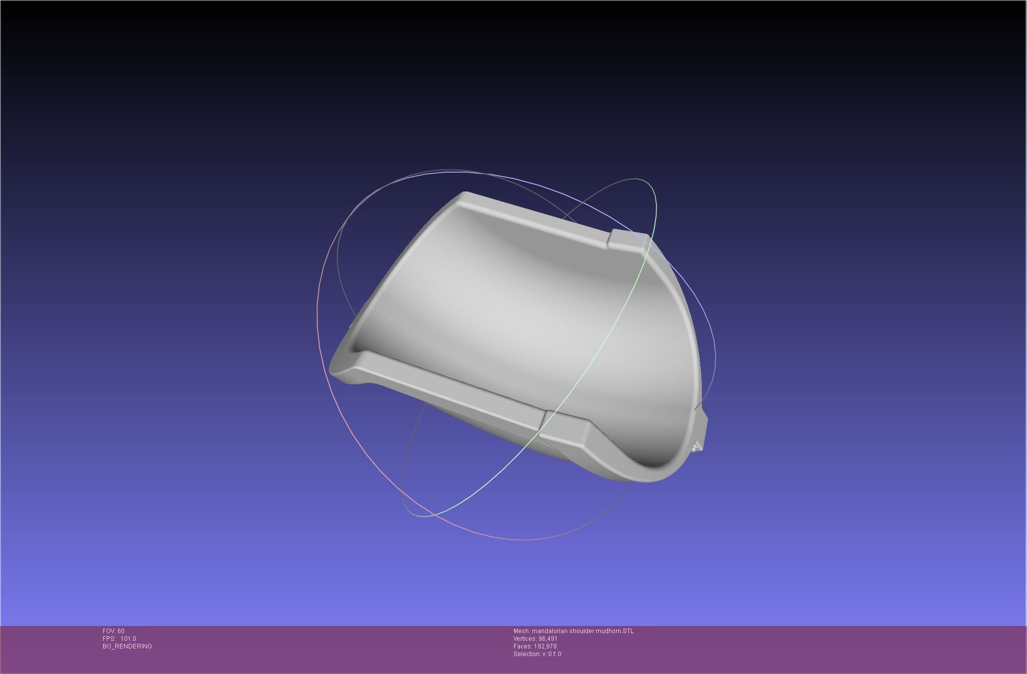 Mandalorian Beskar Shoulder Mudhorn Signet And Final Version 3D print model_14