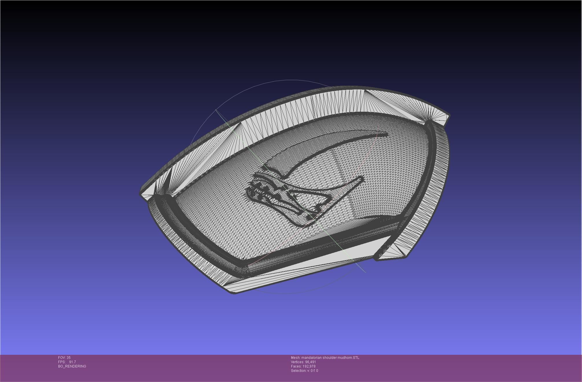 Mandalorian Beskar Shoulder Mudhorn Signet And Final Version 3D print model_76