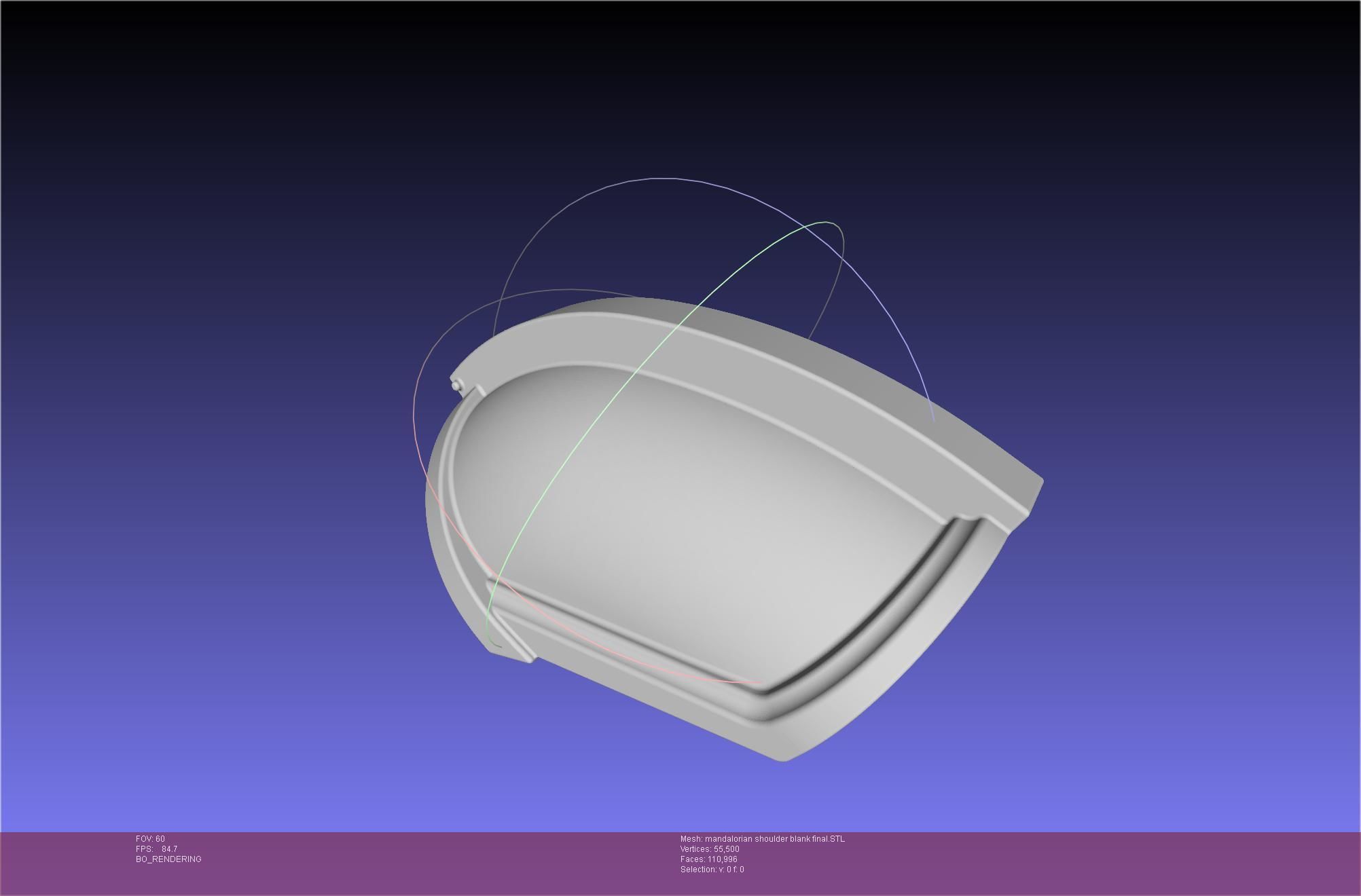 Mandalorian Beskar Shoulder Mudhorn Signet And Final Version 3D print model_116