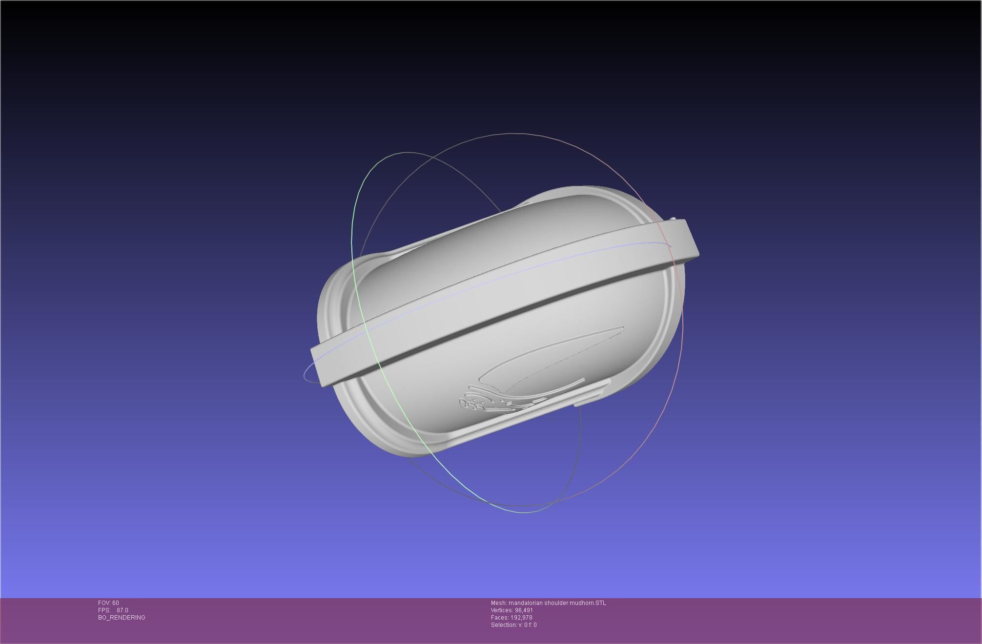 Mandalorian Beskar Shoulder Mudhorn Signet And Final Version 3D print model_10