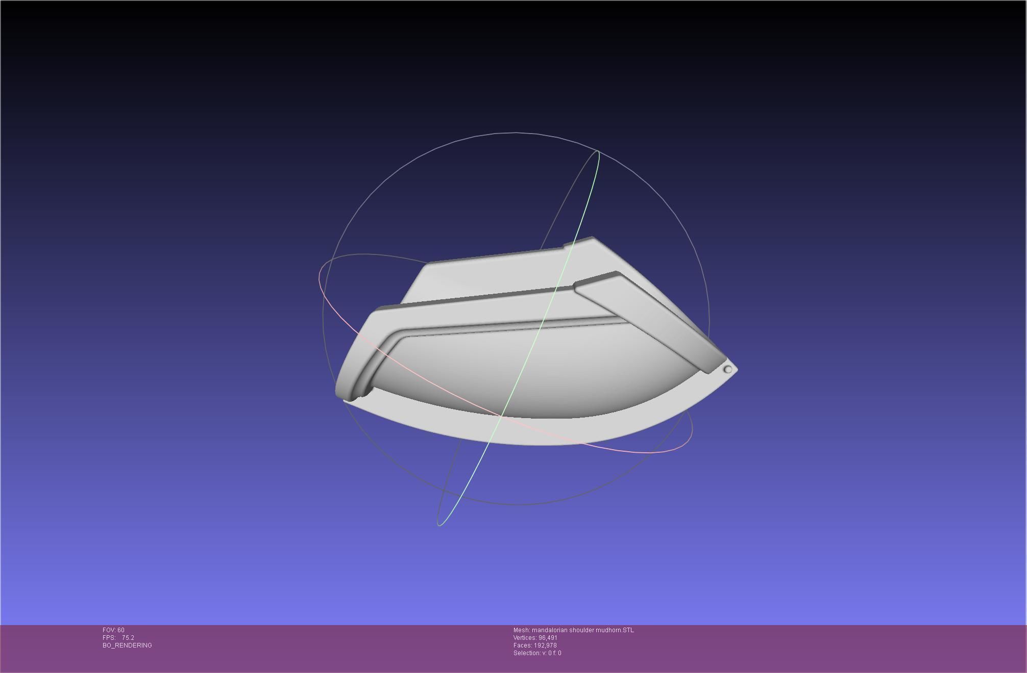 Mandalorian Beskar Shoulder Mudhorn Signet And Final Version 3D print model_15