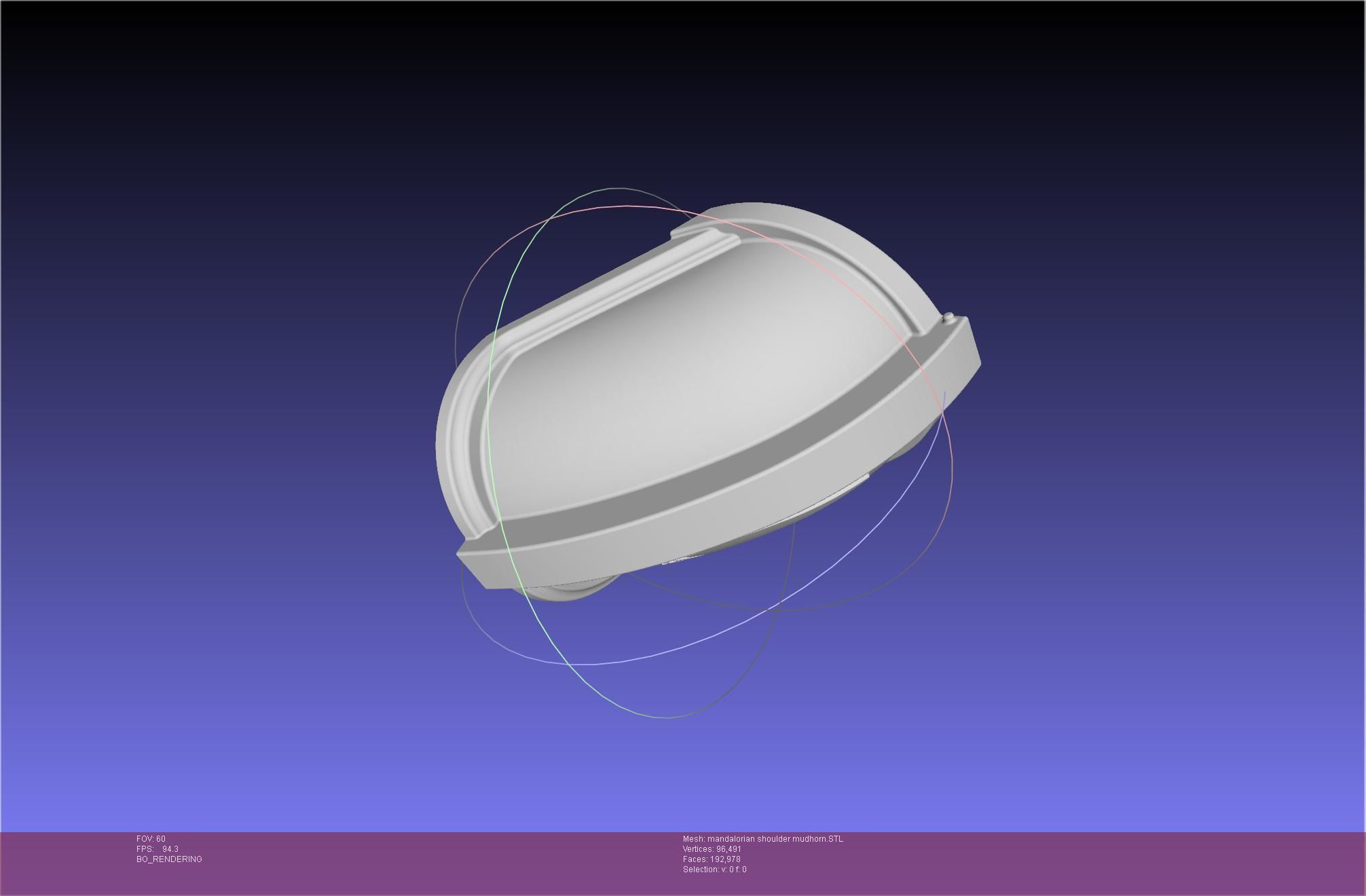 Mandalorian Beskar Shoulder Mudhorn Signet And Final Version 3D print model_11