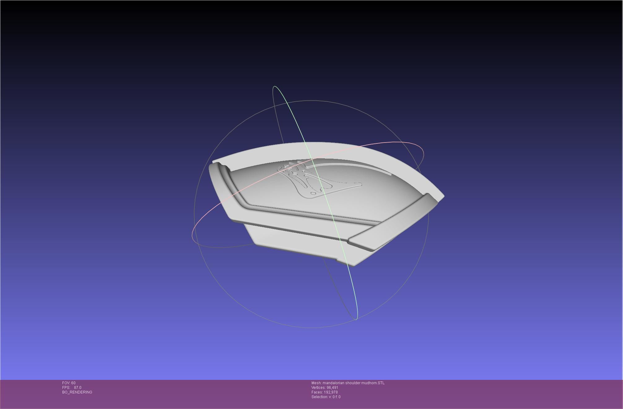 Mandalorian Beskar Shoulder Mudhorn Signet And Final Version 3D print model_18