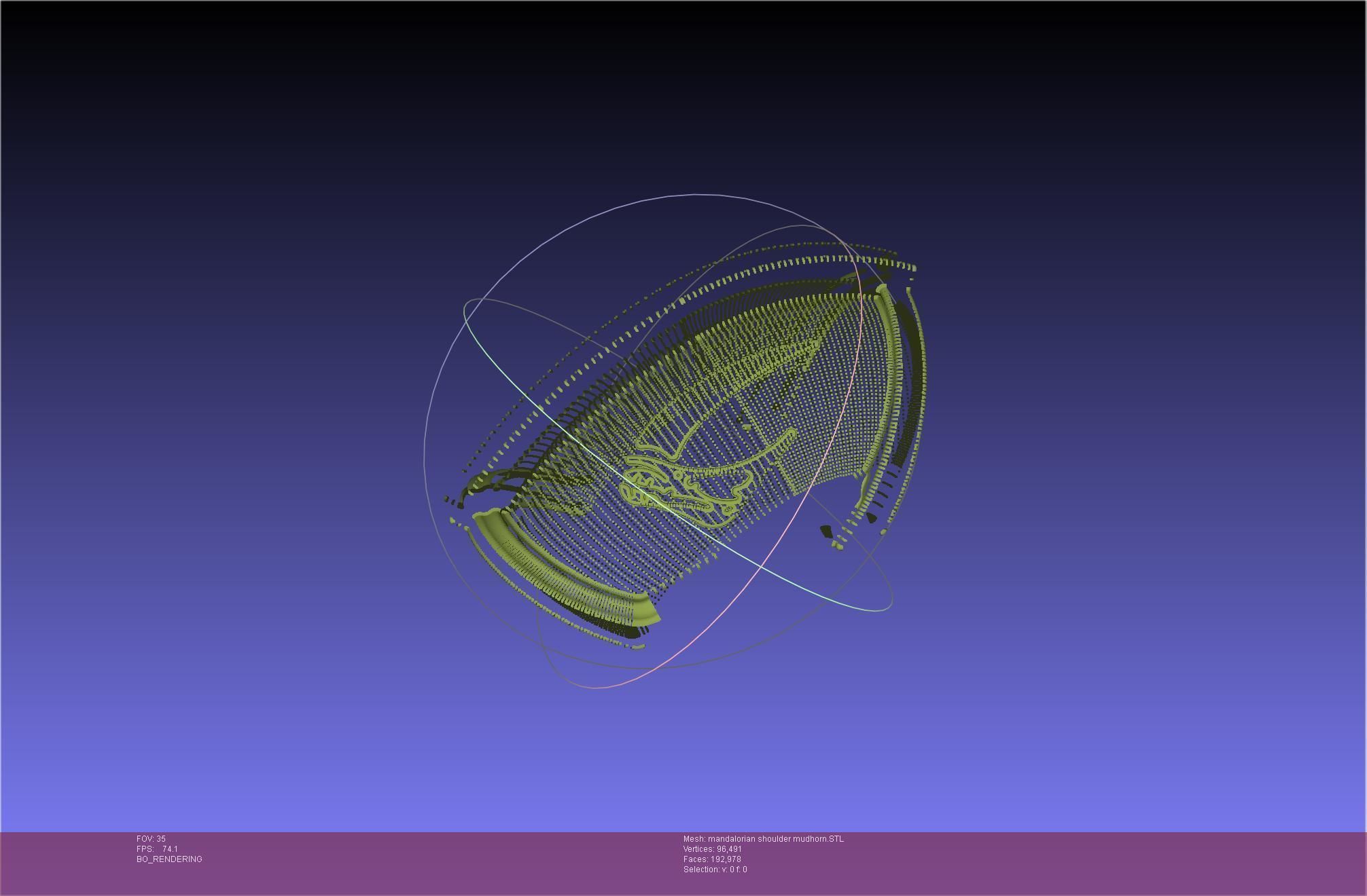 Mandalorian Beskar Shoulder Mudhorn Signet And Final Version 3D print model_73