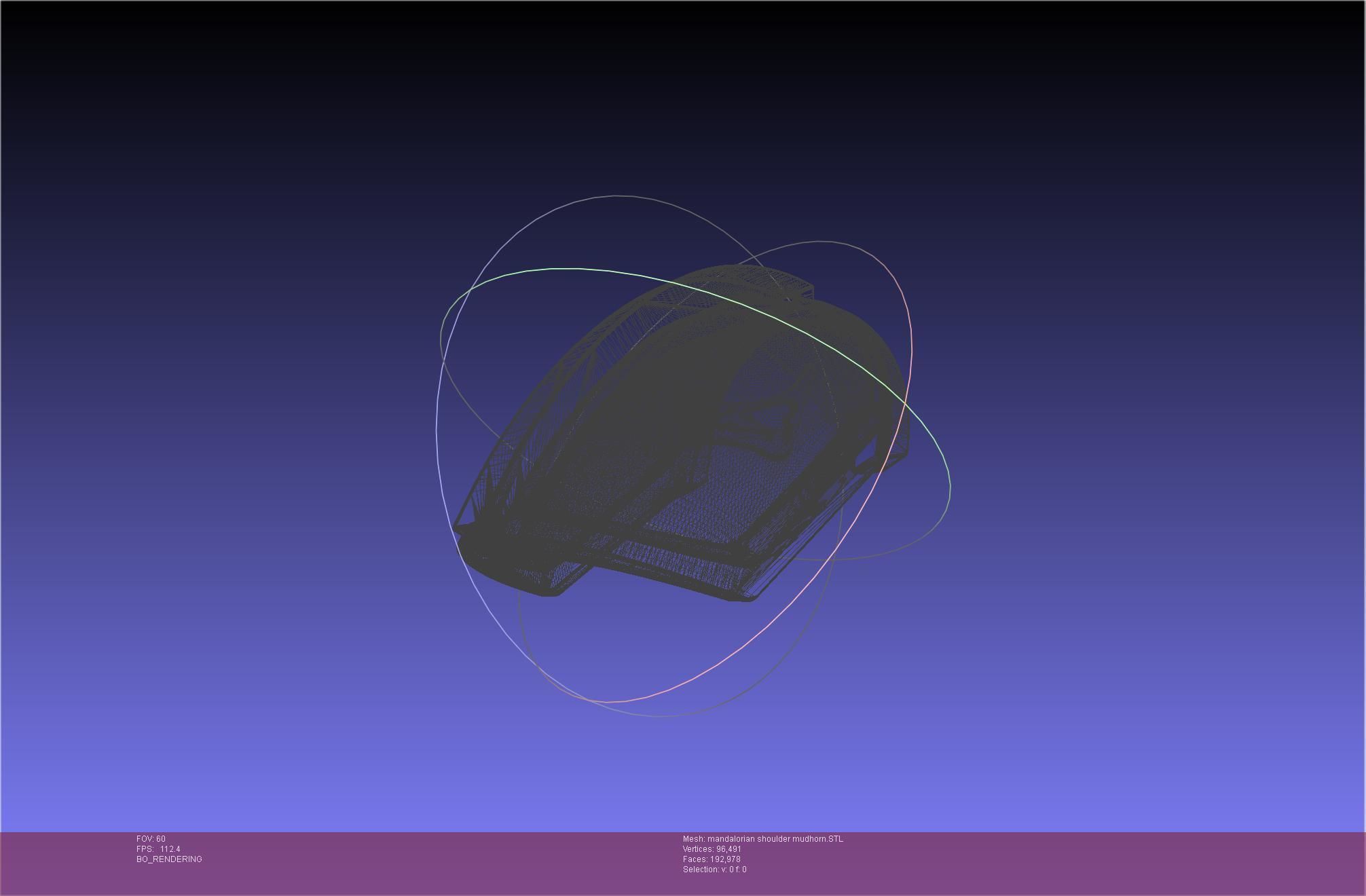 Mandalorian Beskar Shoulder Mudhorn Signet And Final Version 3D print model_61