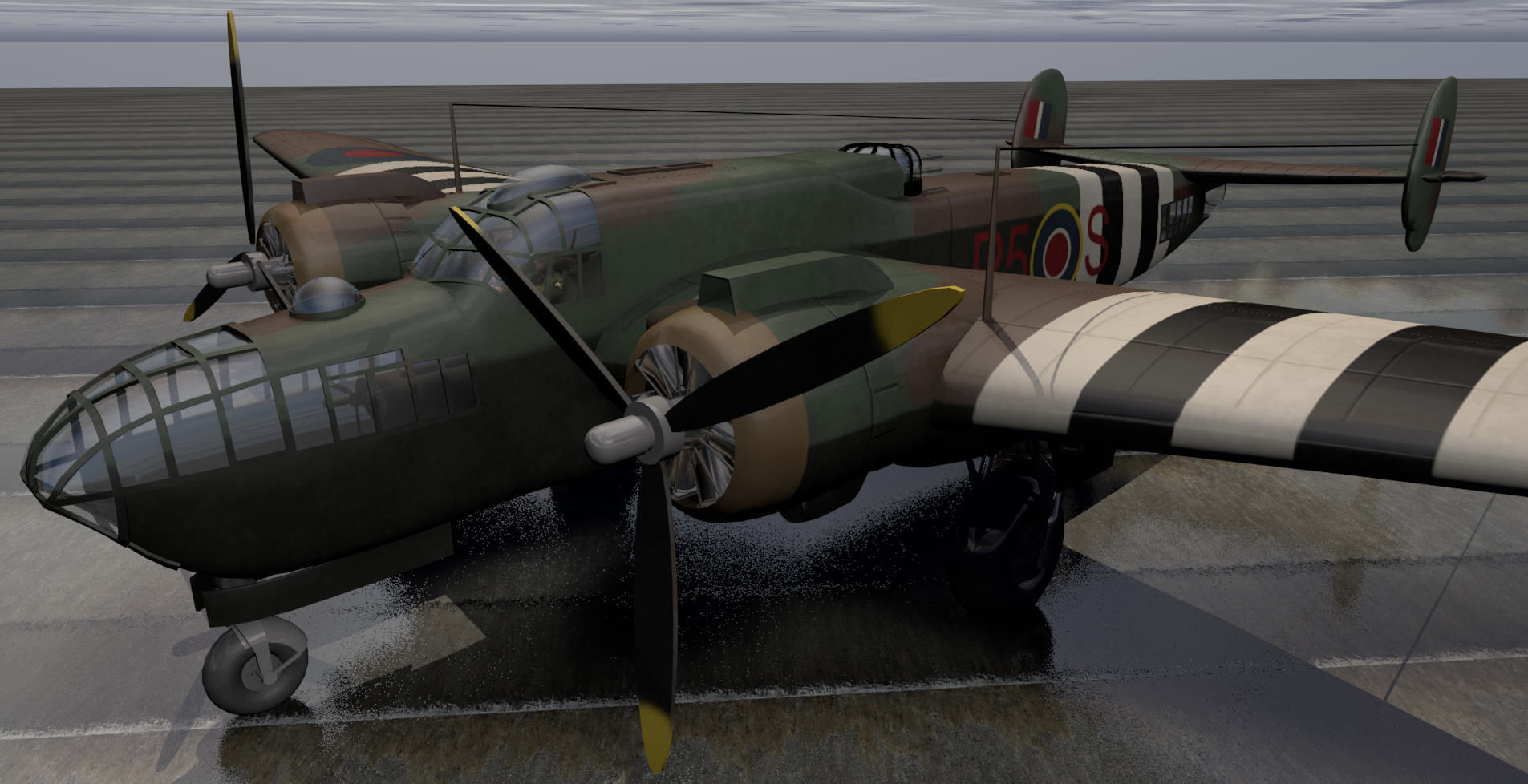 Armstrong Whitworth Albemarle ST Mk-5 3D model_7