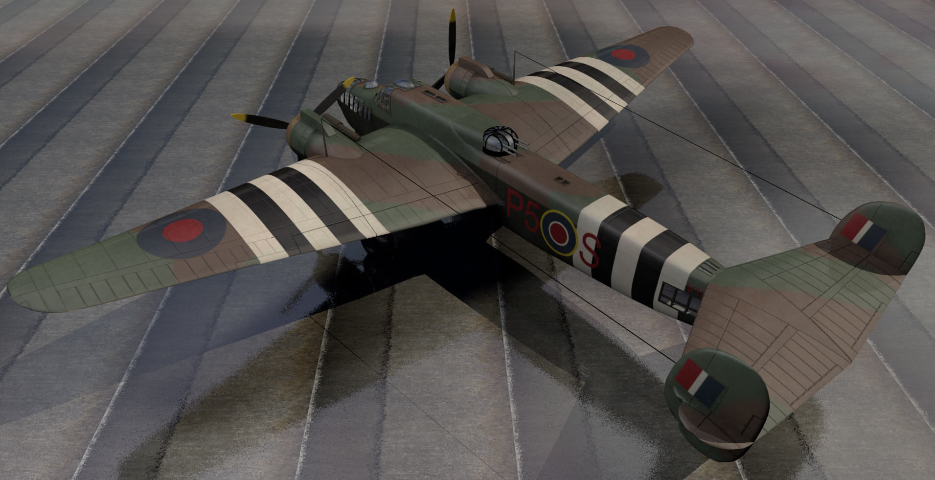 Armstrong Whitworth Albemarle ST Mk-5 3D model_9