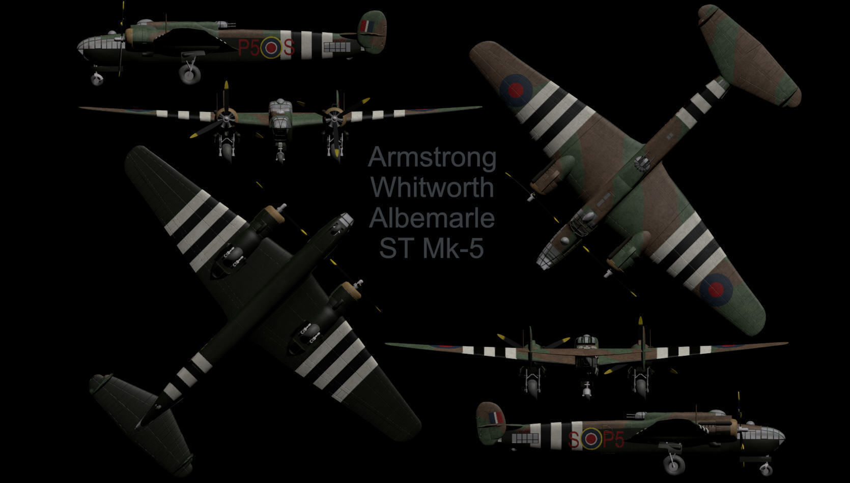 Armstrong Whitworth Albemarle ST Mk-5 3D model_2
