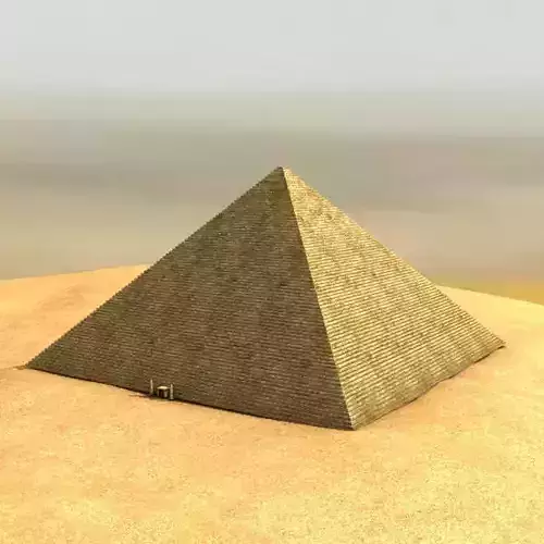 Egyptian pyramid 3D model
