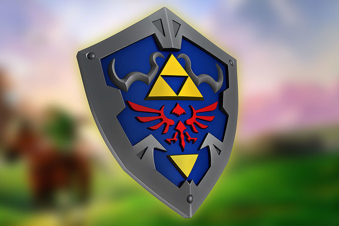 The Legend of Zelda - Hylian Shield 3D print model