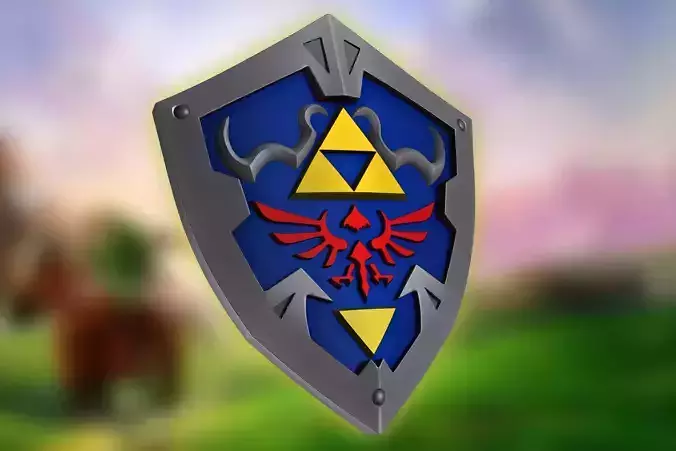 The Legend of Zelda - Hylian Shield 3D print model