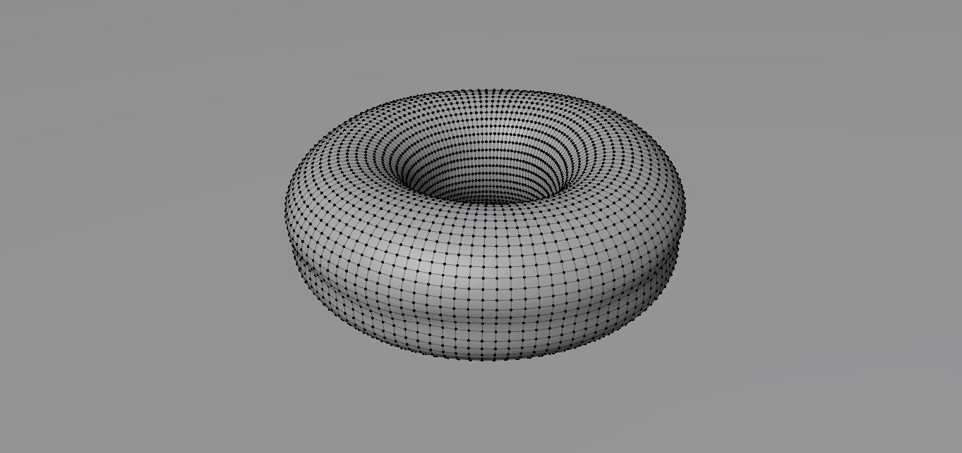 Donut with Blue Icing and Sprinkles HQ Detail Free low-poly 3D model_6