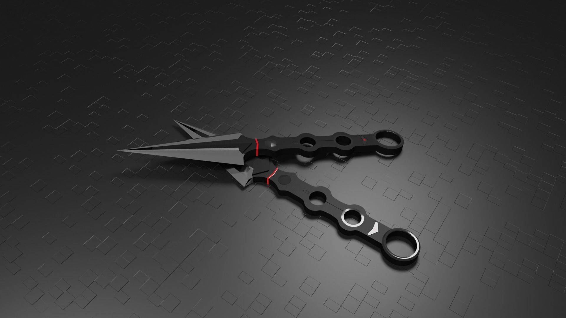 Low Poly Throwing knife free VR / AR / low-poly 3D model | CGTrader