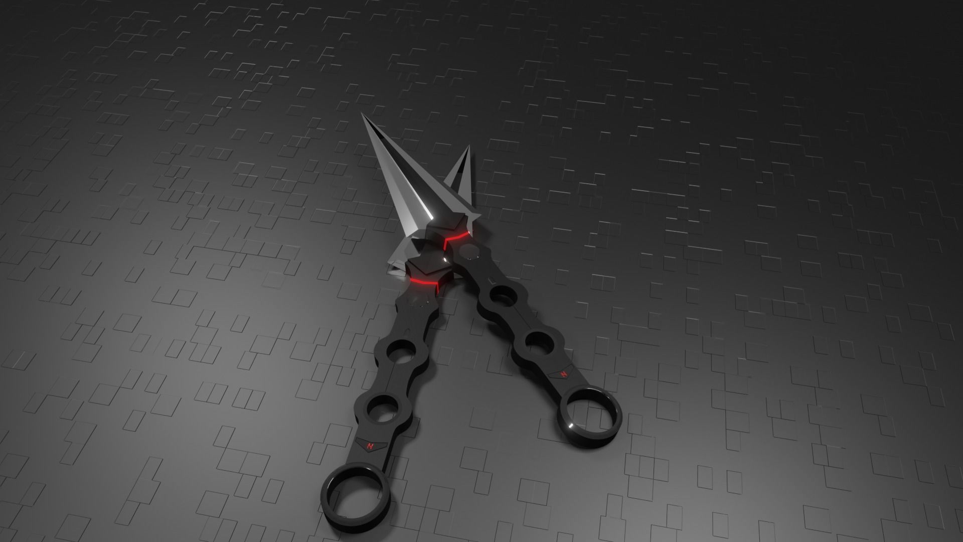 Low Poly Throwing knife free VR / AR / low-poly 3D model | CGTrader